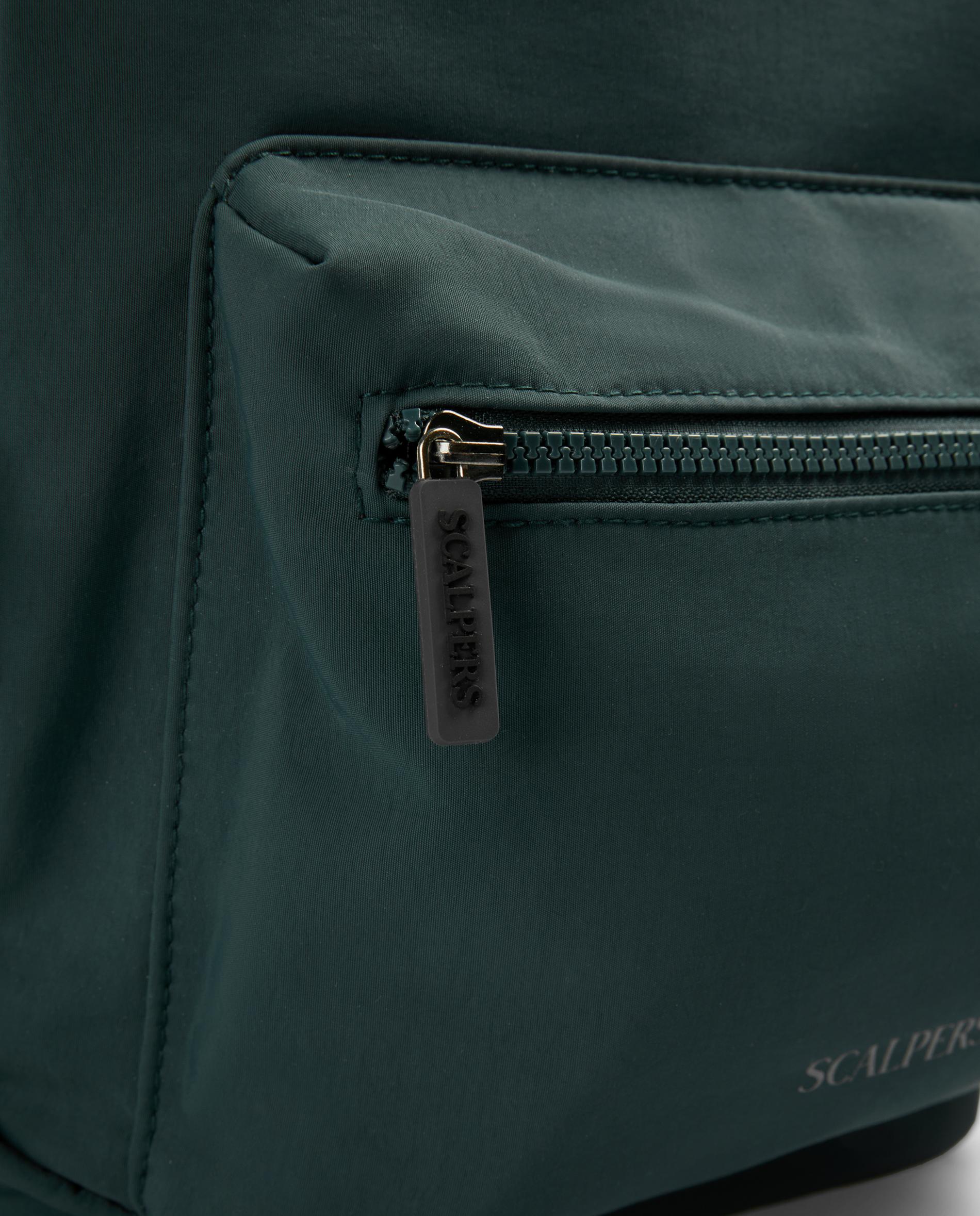 Mochila com Bolso Frontal Exterior Verde-escuro-5