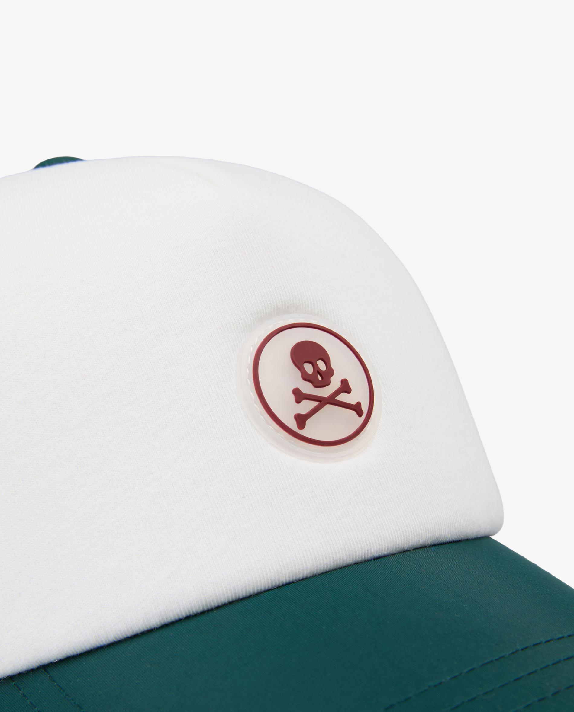 Boné Trucker Tricolor com Ajuste Posterior Verde-escuro-3