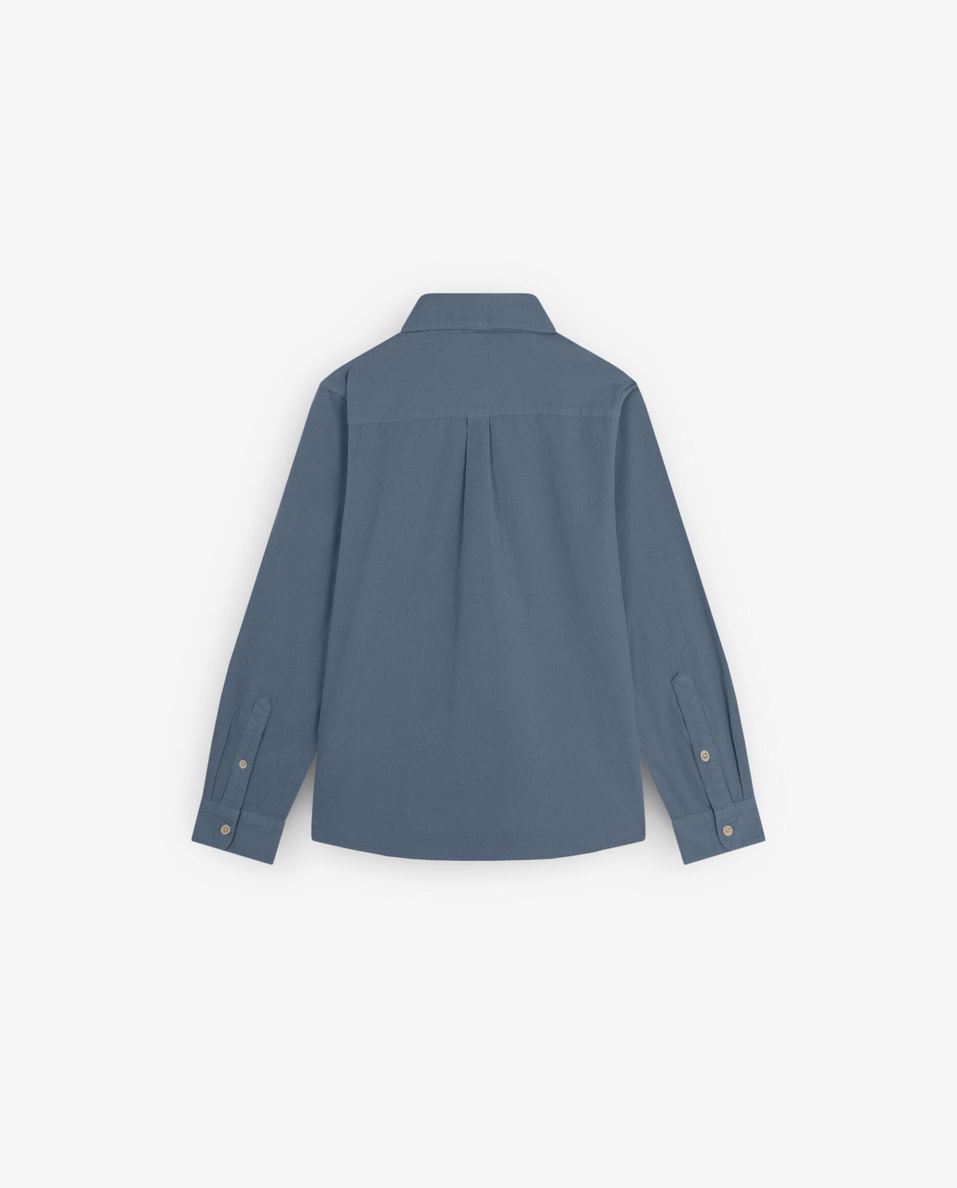 Camisa Infantil em Algodão e Manga Comprida Scalpers Azul-marinho-6