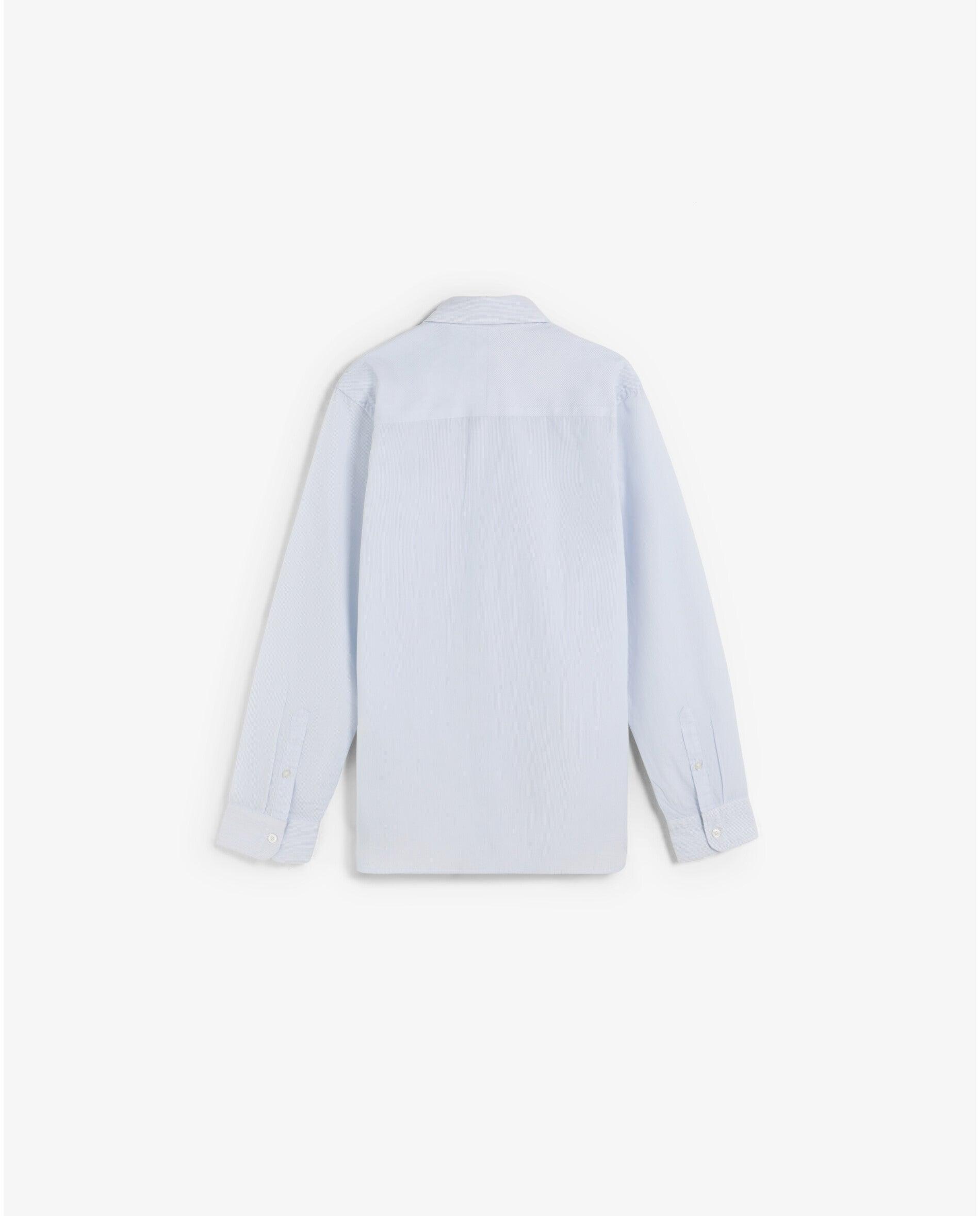 Camisa Infantil de Manga Comprida com Gola Clássica Scalpers Azul-claro-2
