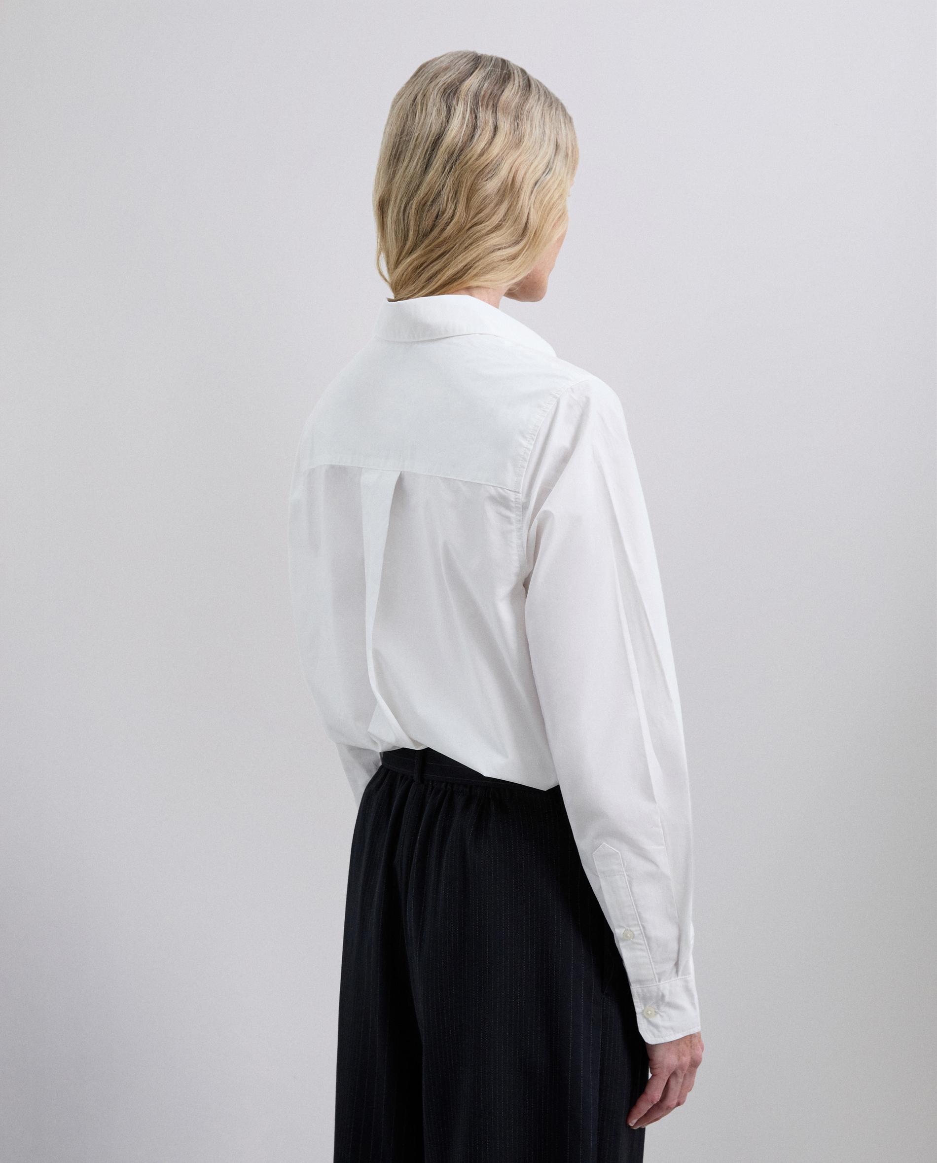 Camisa Básica de Algodão Regular Fit Branco-3