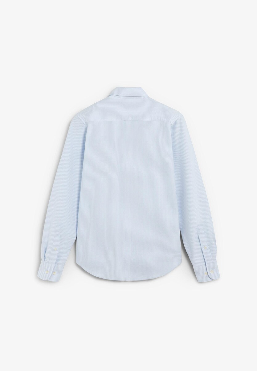 Camisa de Manga Comprida e Fecho de Botões Branco-2