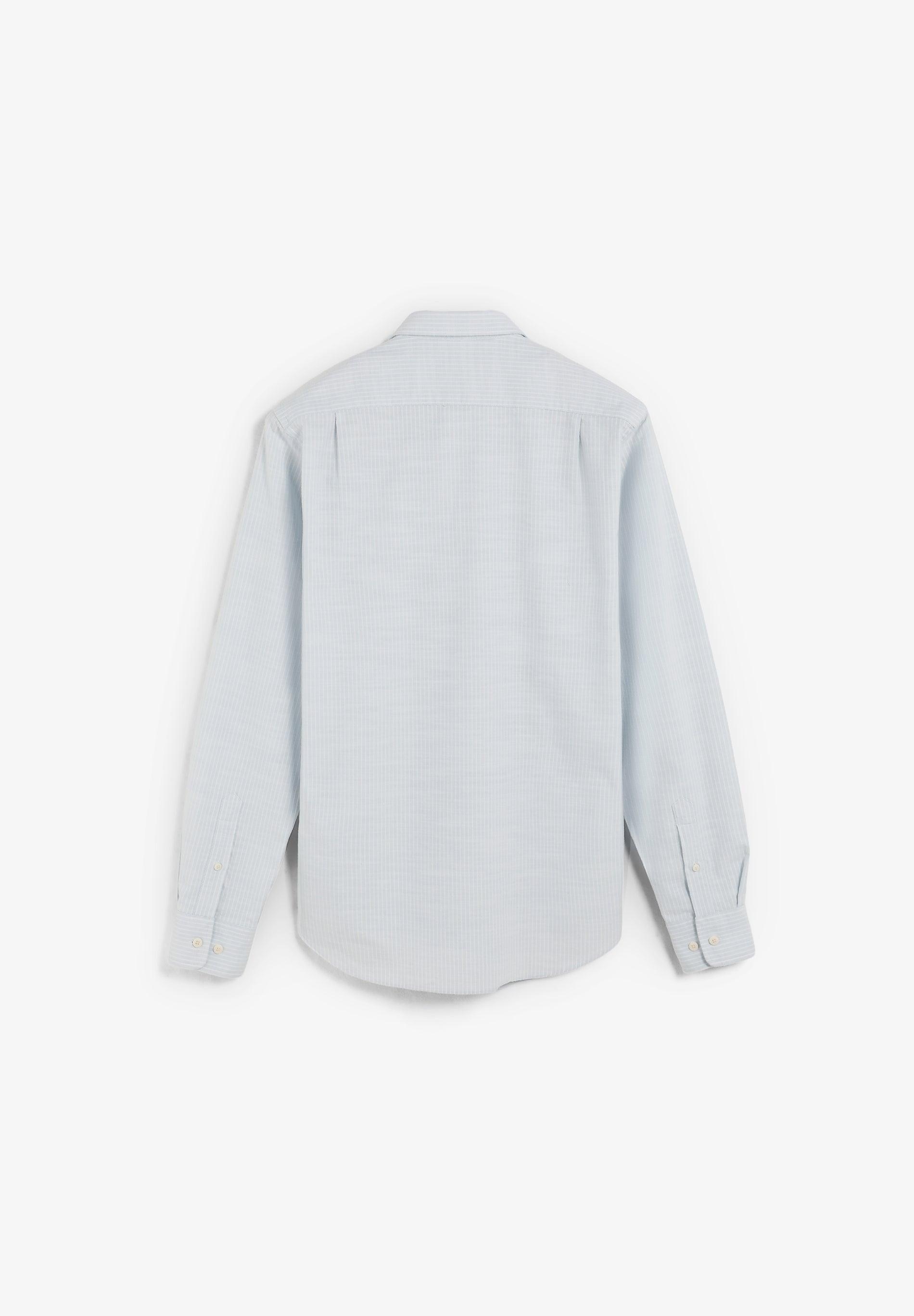 Camisa de Manga Comprida e Fecho de Botões Natural-2