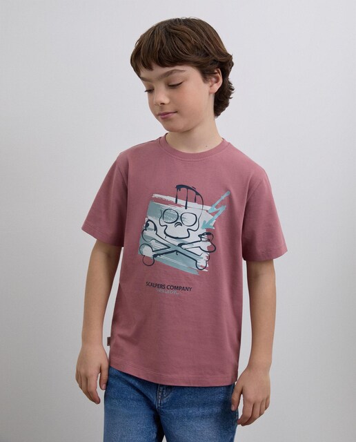 Imagem 0 de T-shirt Infantil 100% Algodão e Manga Curta