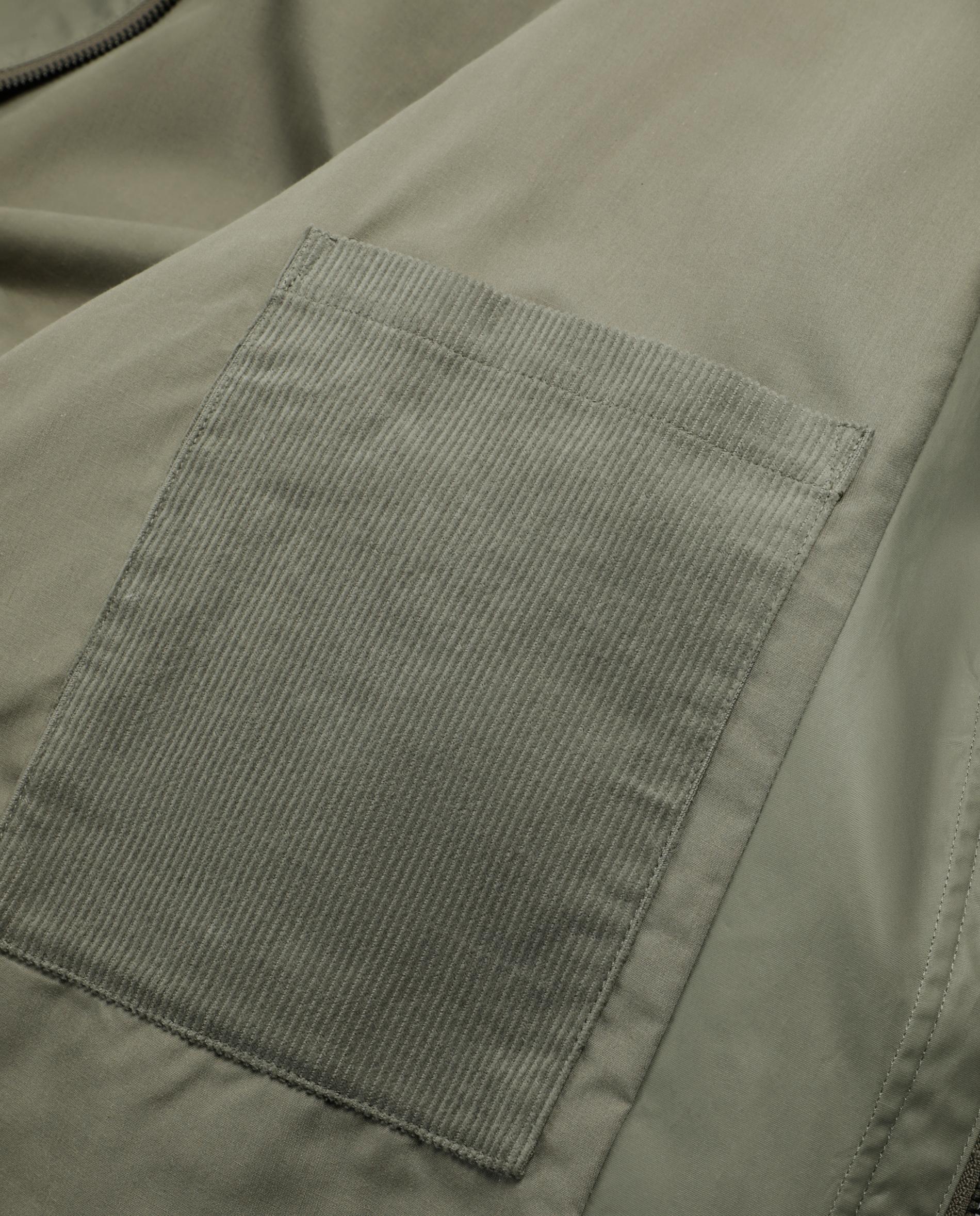 Casaco com Gola Camiseiro e Fecho de Snaps Metálicos Taupe-5