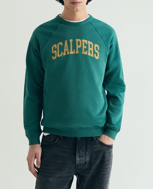 Imagem 0 de Sweatshirt com Gola Redonda e Logo Frontal