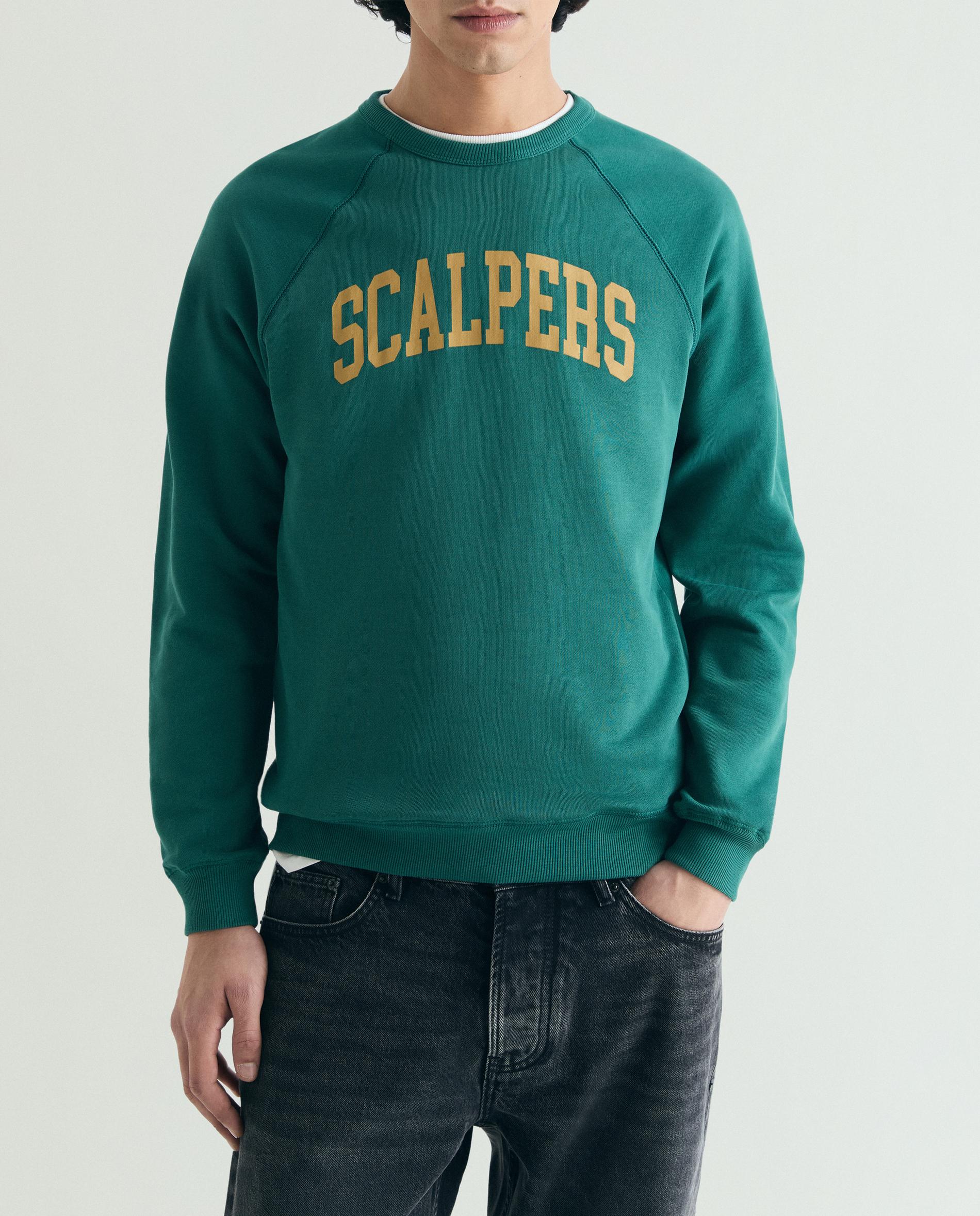 Imagem 0 de Sweatshirt com Gola Redonda e Logo Frontal
