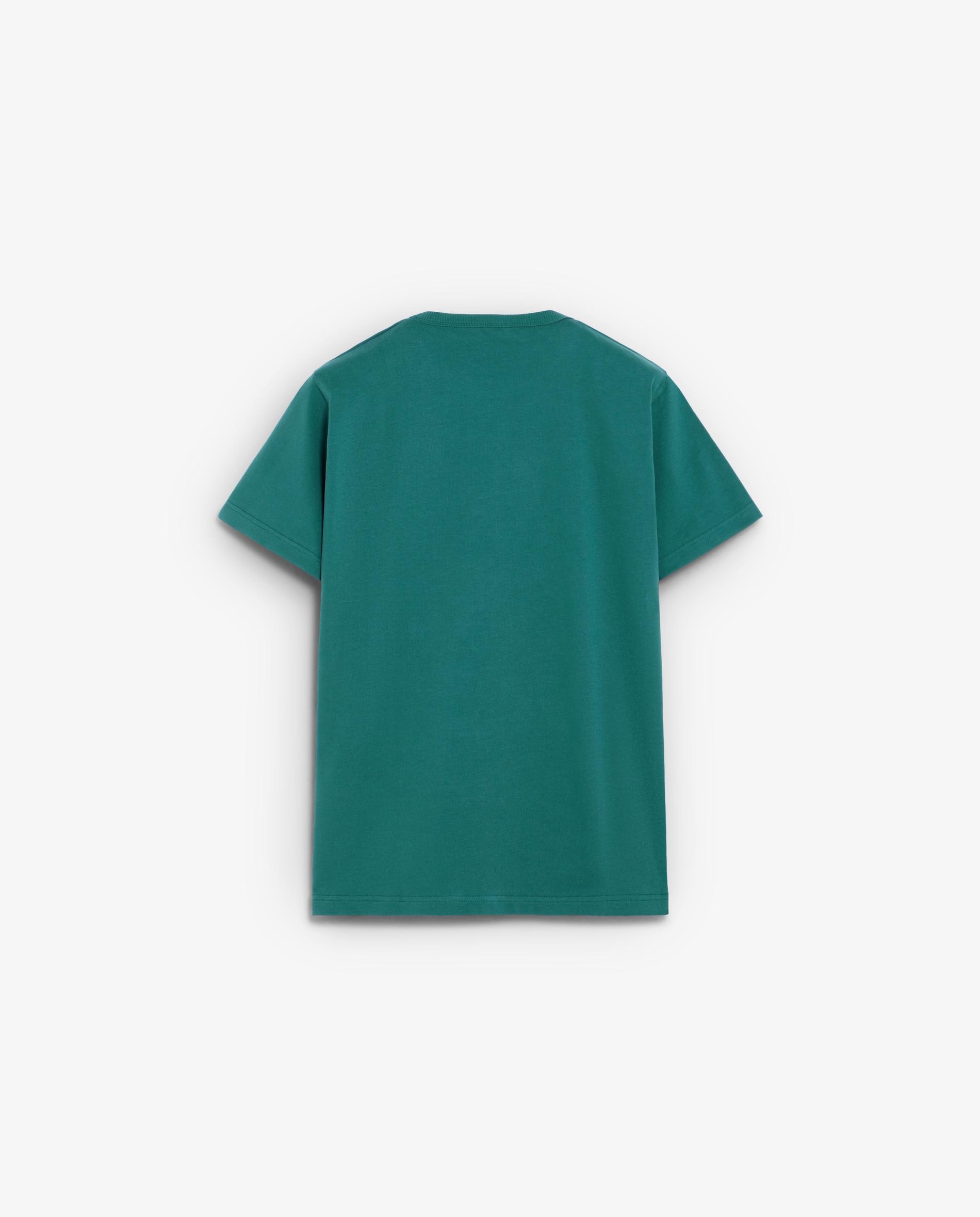 T-shirt de Manga Curta com Costura Decorativa Erva-6