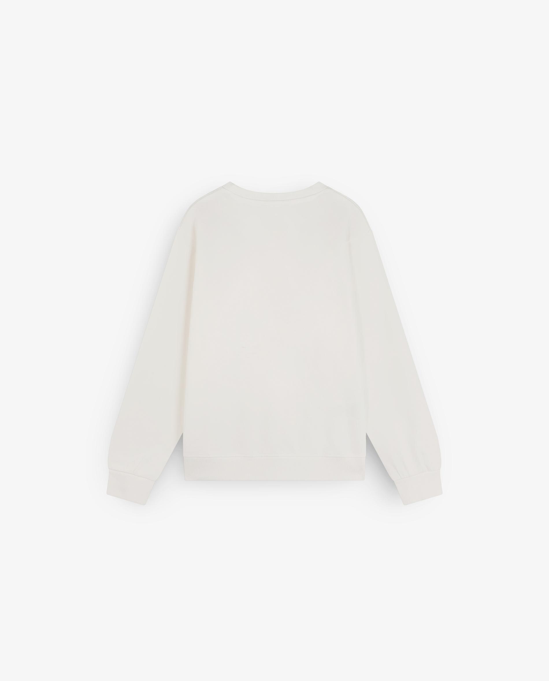 Sweatshirt sem Capuz Infantil de Algodão com Print Frontal Scalpers Branco-5