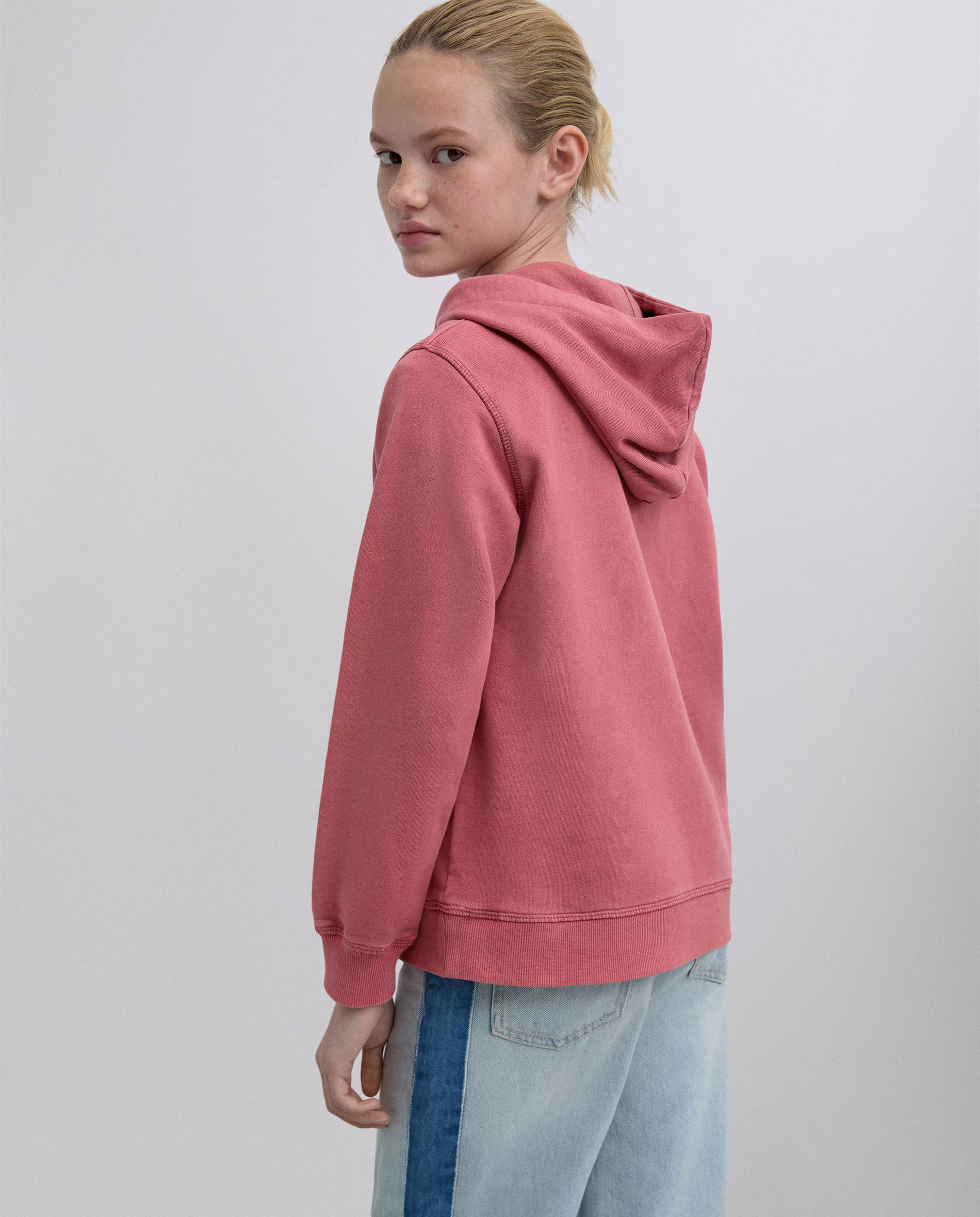 Sweatshirt Infantil de Algodão com Capuz Scalpers Morango-2