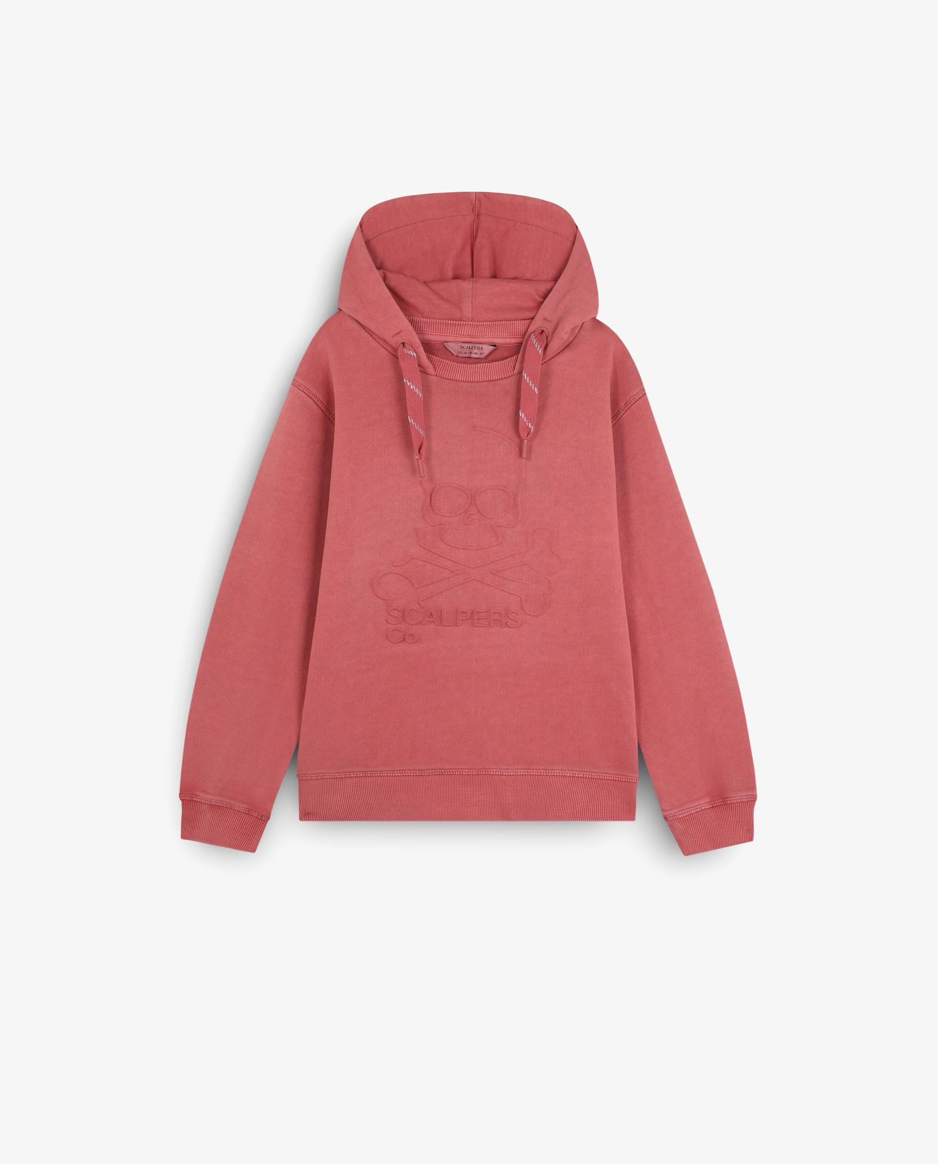 Sweatshirt Infantil de Algodão com Capuz Scalpers Morango-4