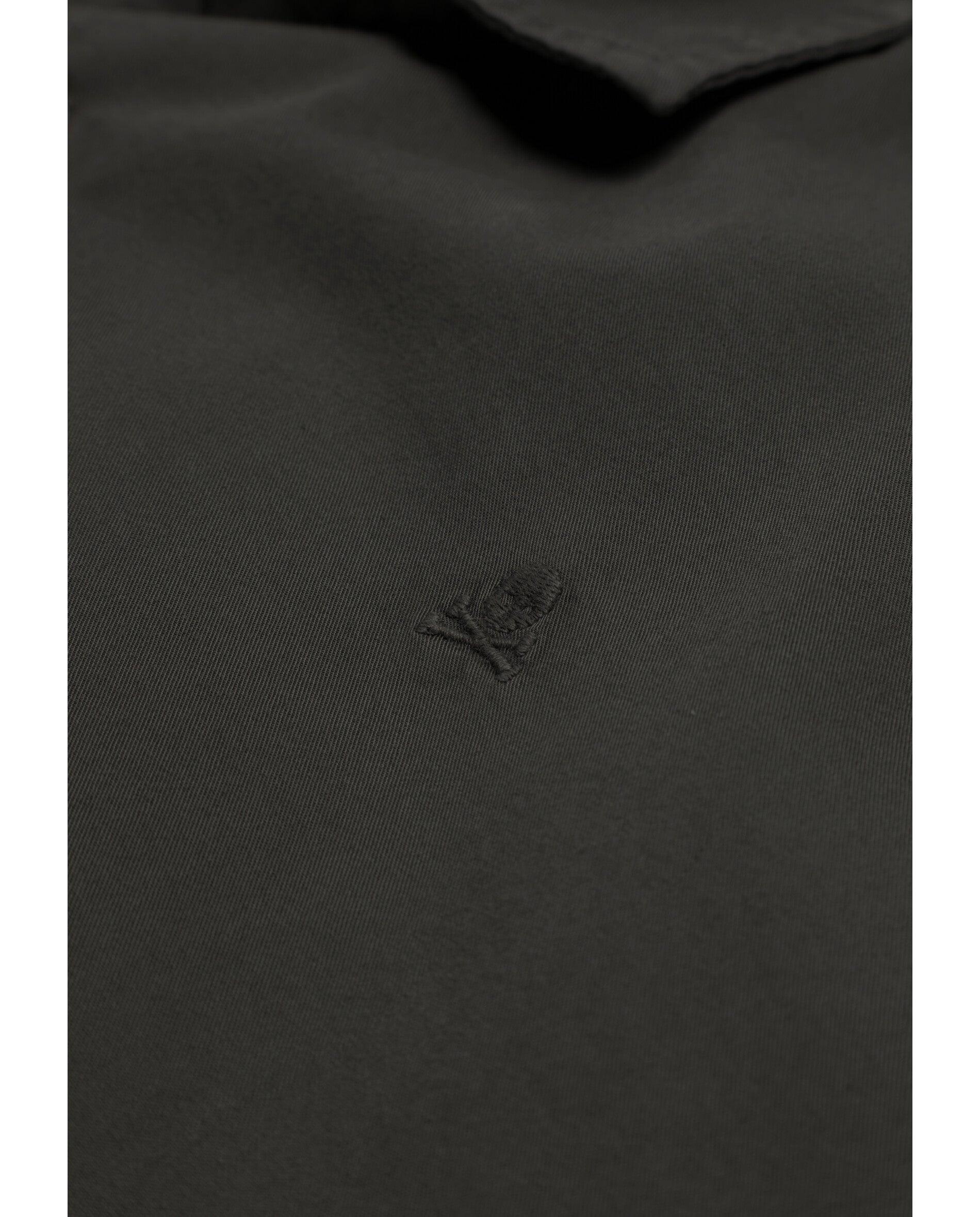 Camisa Regular Lisa Antracite-4