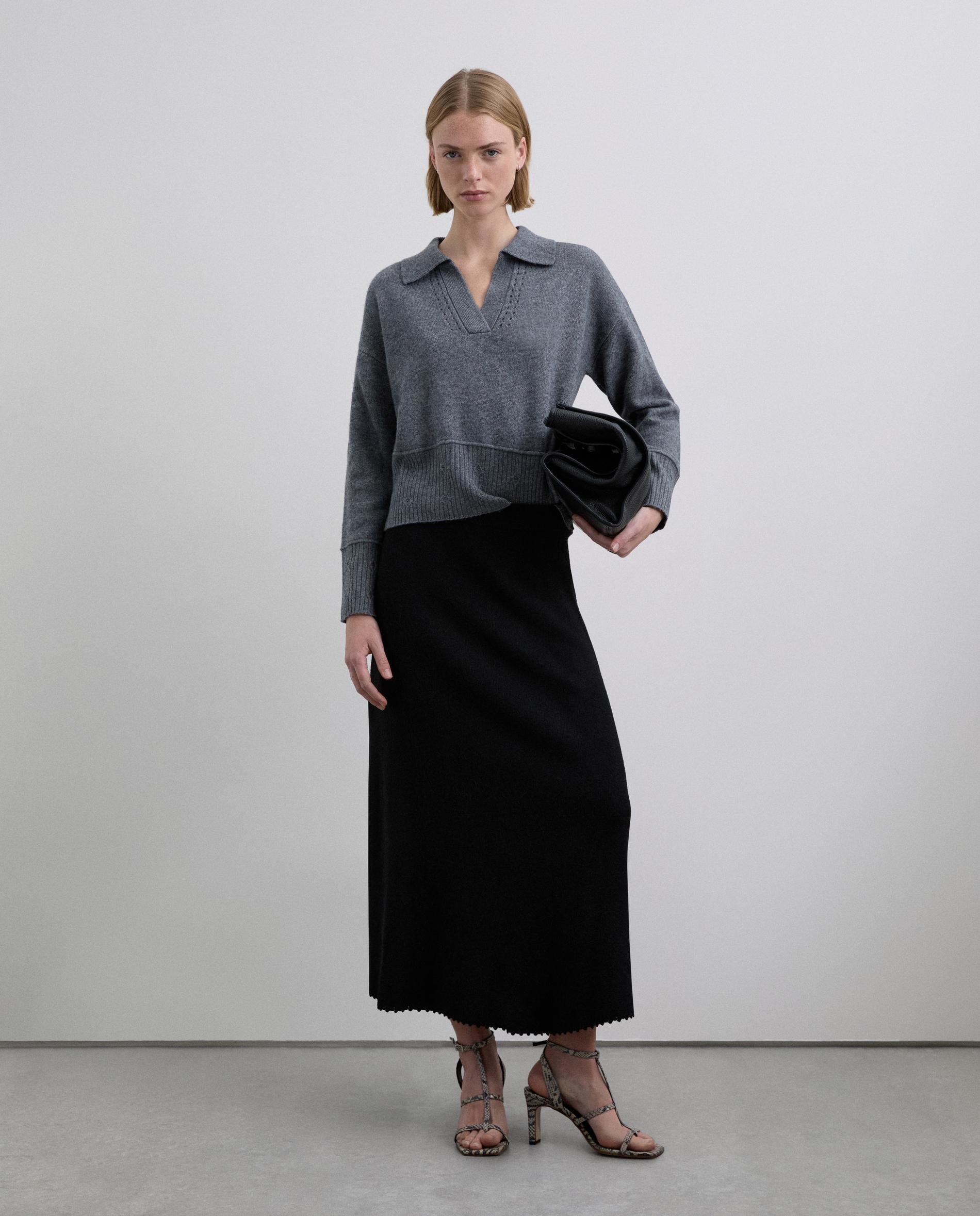 Imagem 0 de Saia Midi de Malha