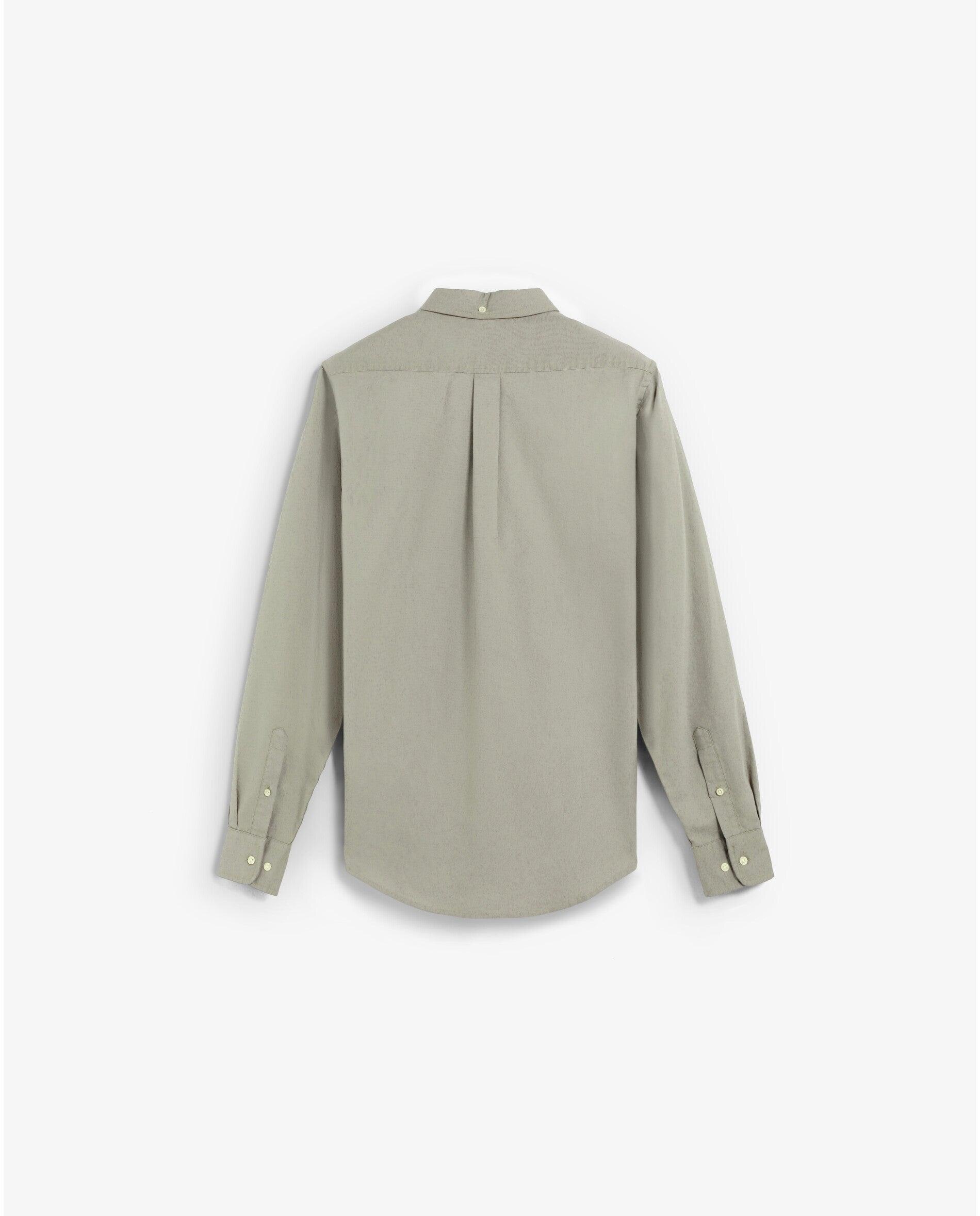Camisa Oxford Regular Caqui-2