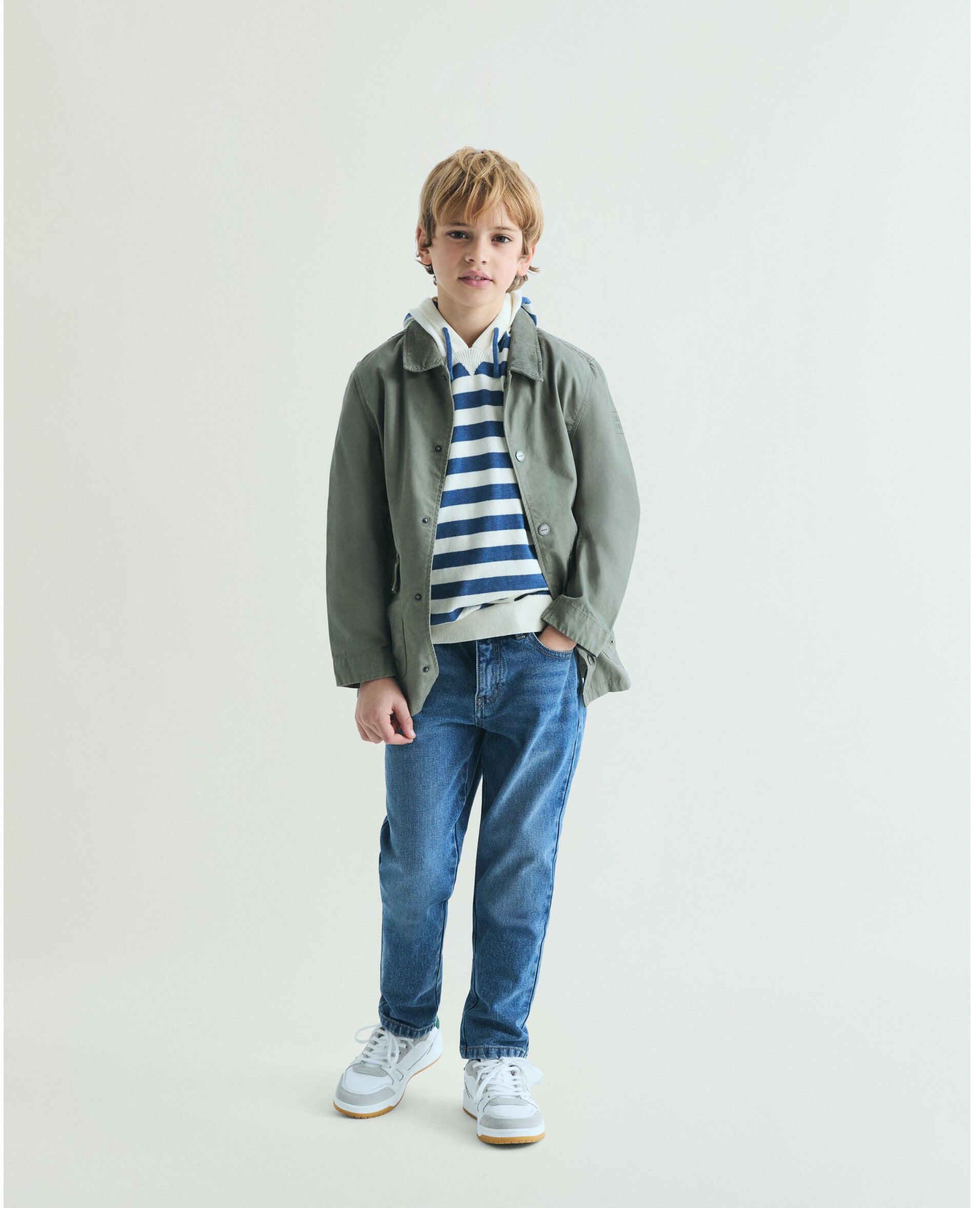 Imagem 0 de Jeans Regular Fit Ligeiramente Elásticos Infantil