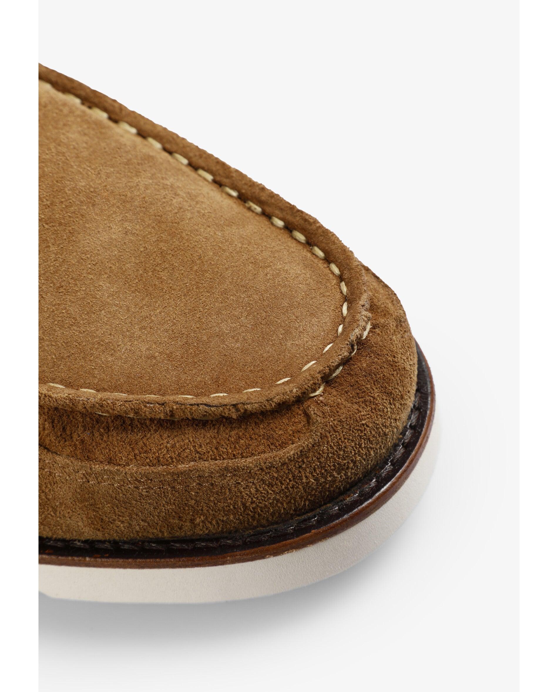 Botas em Camurça com Atacadores Camel-5