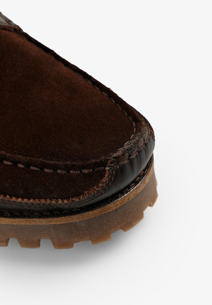 Sapatos Confortáveis com Atacadores e Reforço no Calcanhar Castanho-5