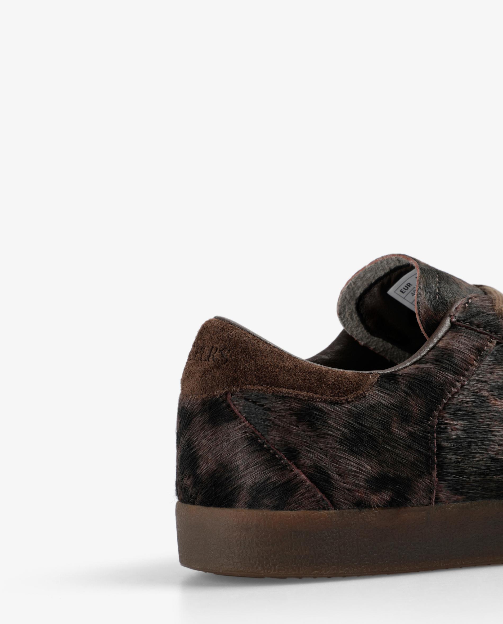 Sapatilhas de Estilo Retro em Pele Animal Print com Acabamento em Pelo Multicolor-7