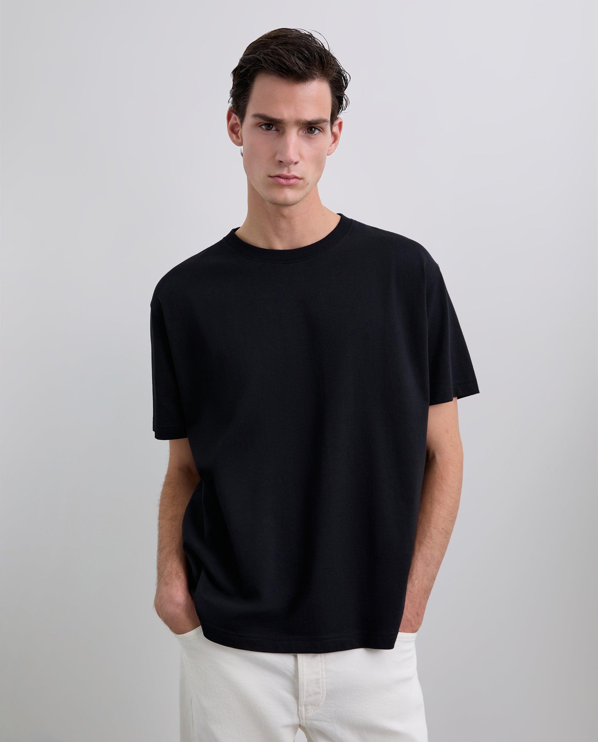 Imagem 0 de T-shirt de Manga Curta Básica Relaxed Fit