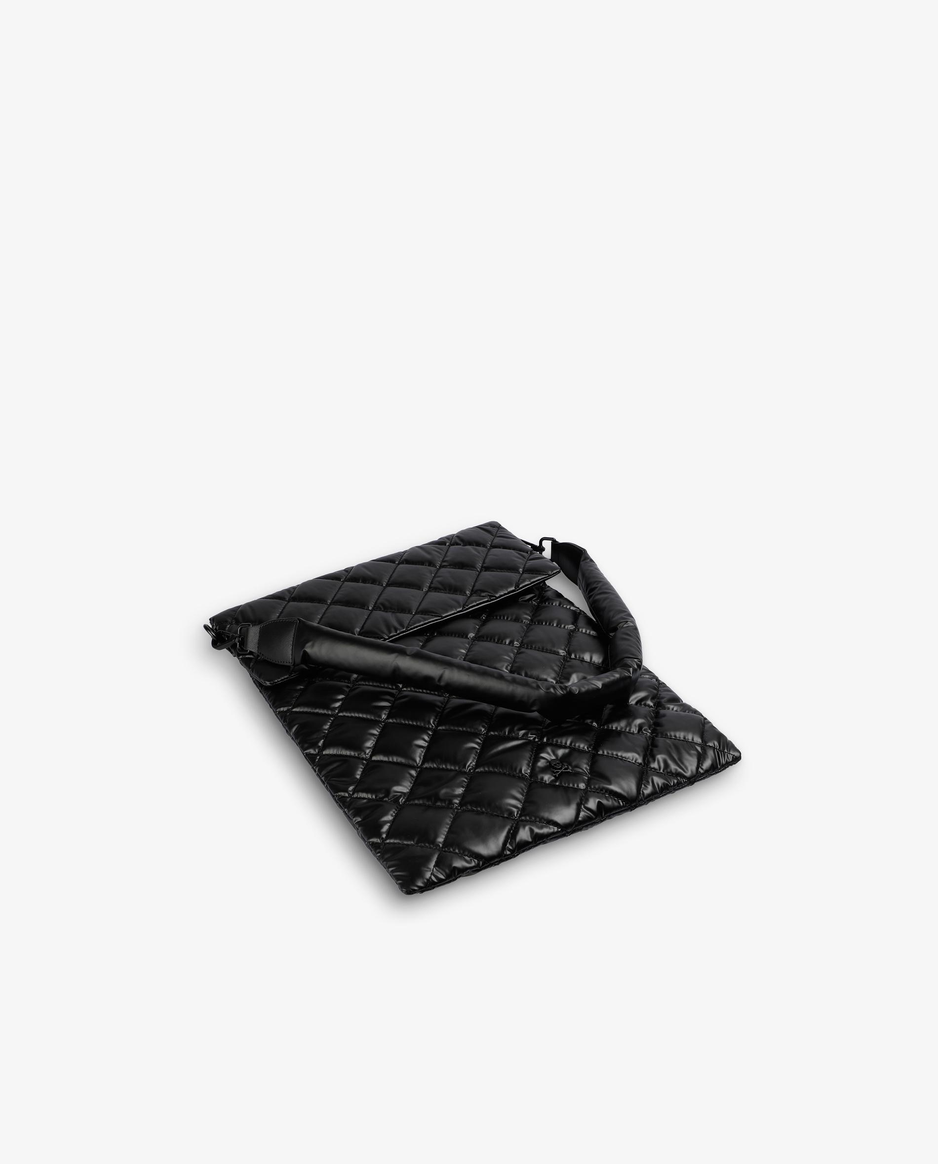 Portadocumentos Acolchoado com Alça Preto-3