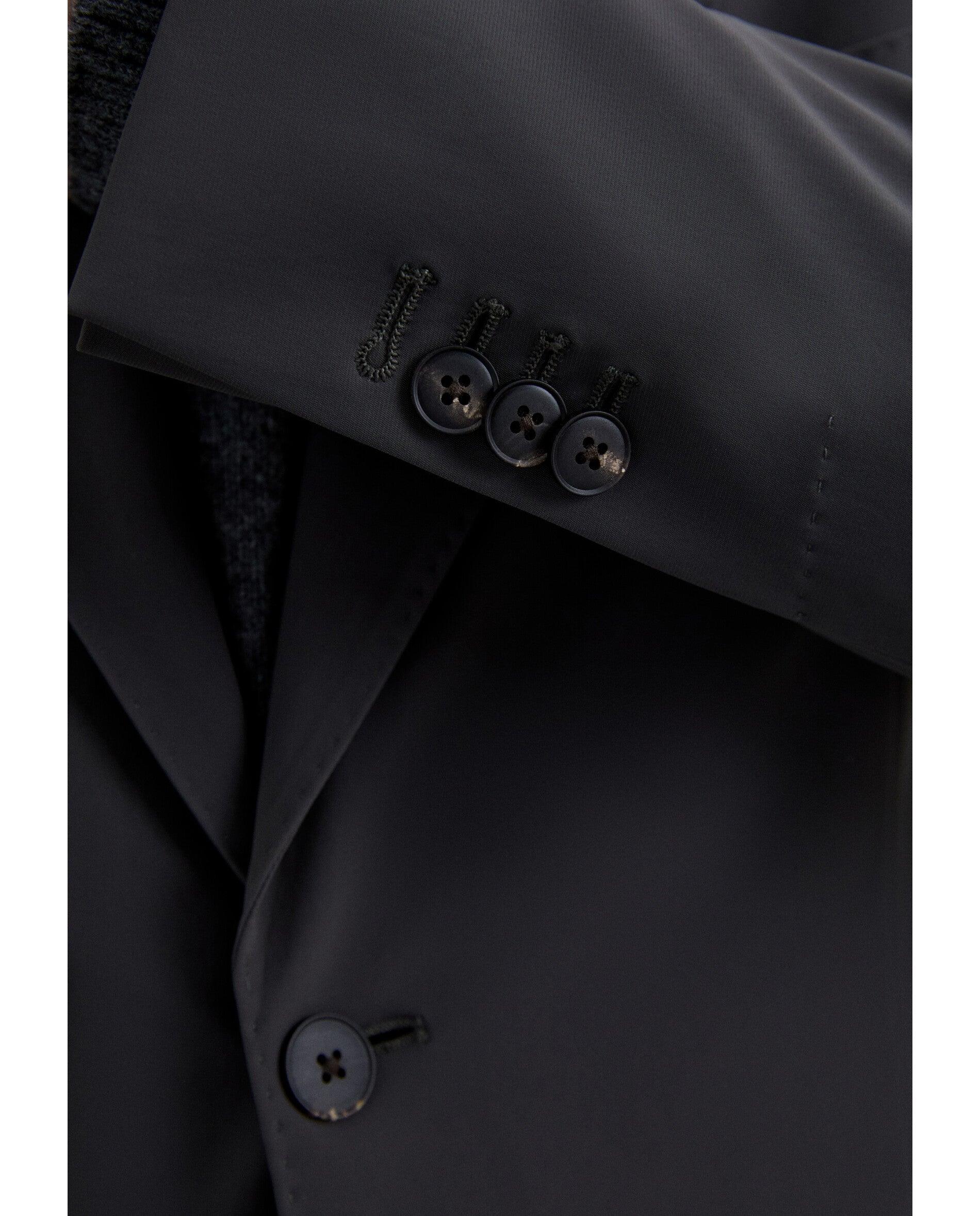 Blazer com Lapelas em V e Bolsos de Patch Frontais Verde-6