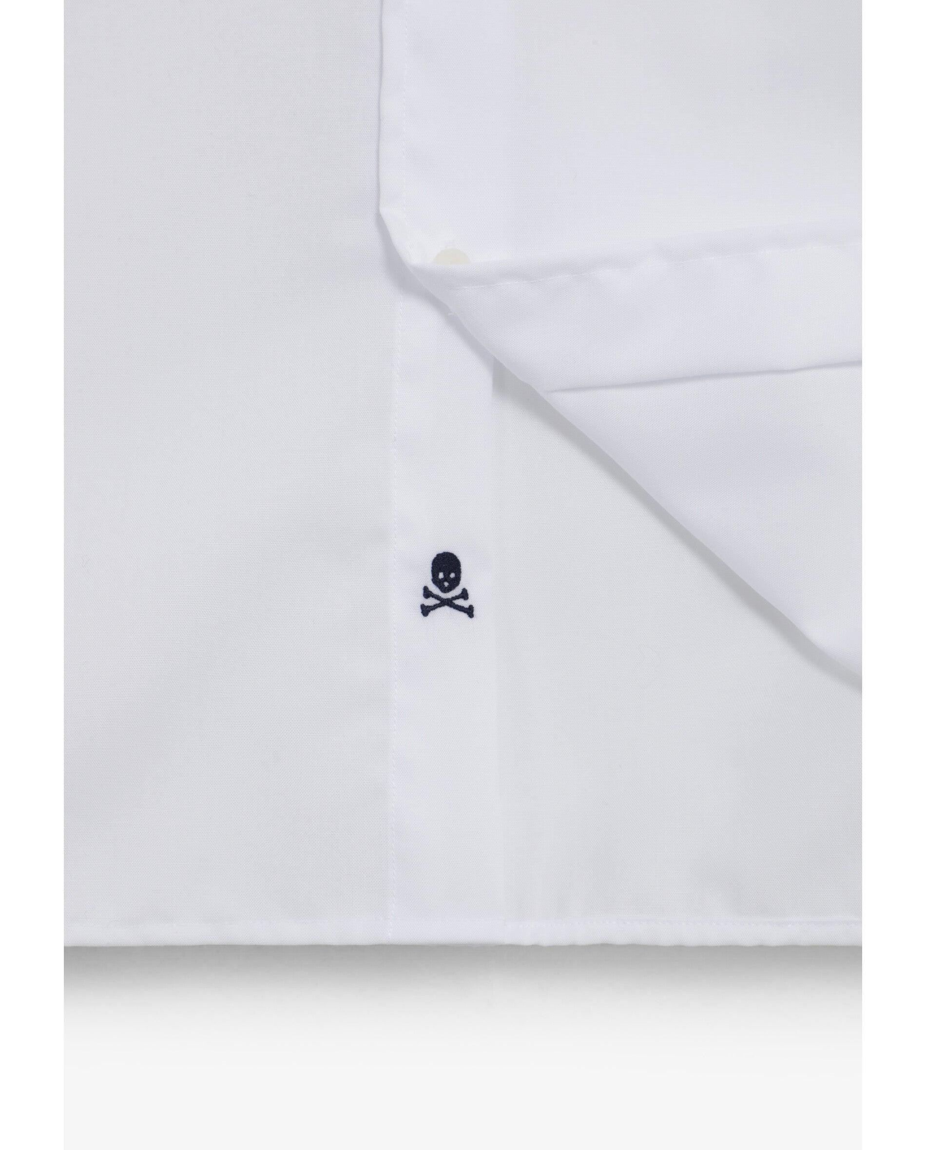 Camisa Regular Fit sem Necessidade de Engomar Branco-5