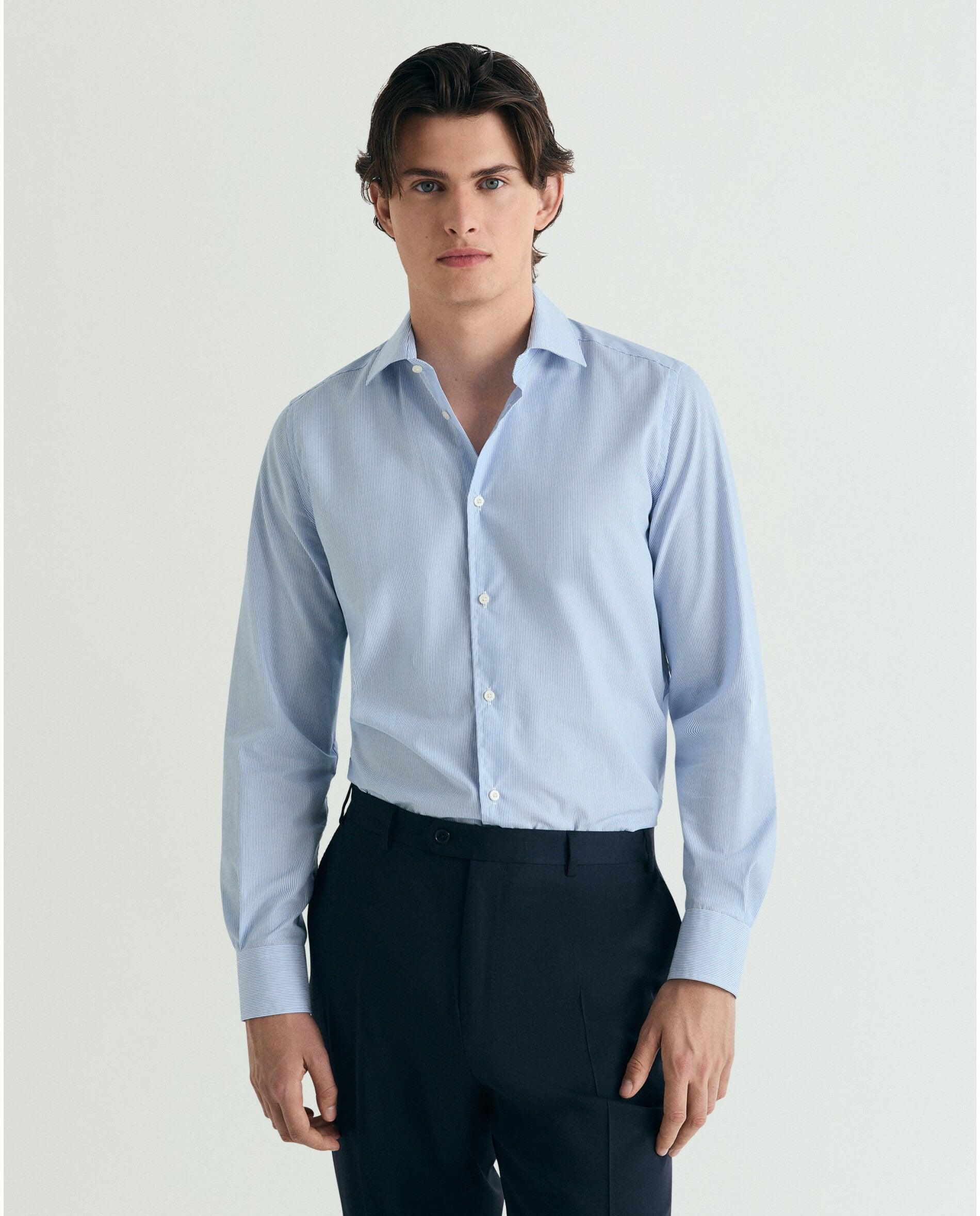 Imagem 0 de Camisa Regular Fit Às Riscas