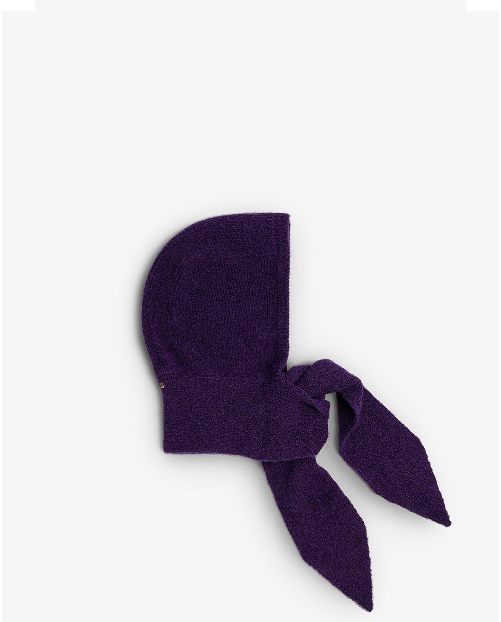 Balaclava Infantil de Malha com Laço Ajustável Scalpers Roxo-1