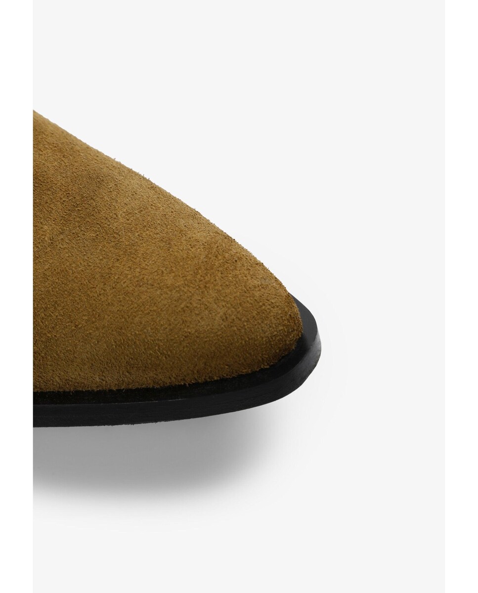 Botas Cowboy de Couro de Cano Alto Camel-5