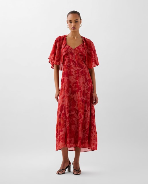 Imagem 0 de Vestido Midi com Fecho Zip Oculto