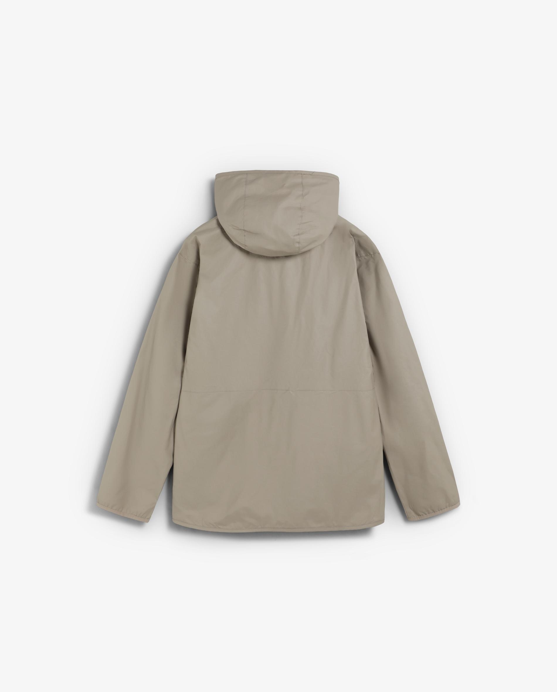 Parka com Capuz e Fecho Zip Camel-7