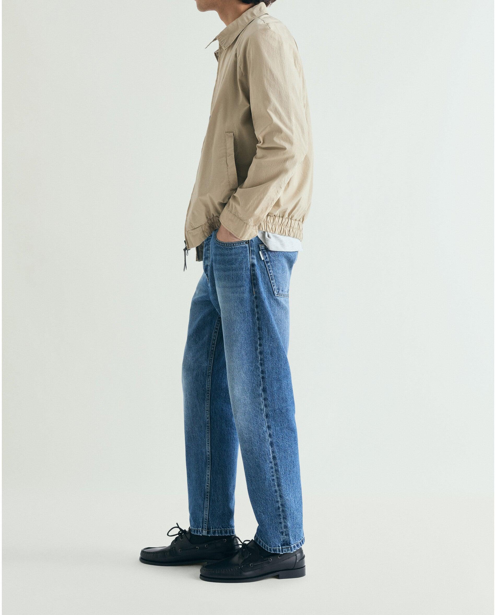 Blusão Bomber de Algodão com Fecho Zip Camel-5