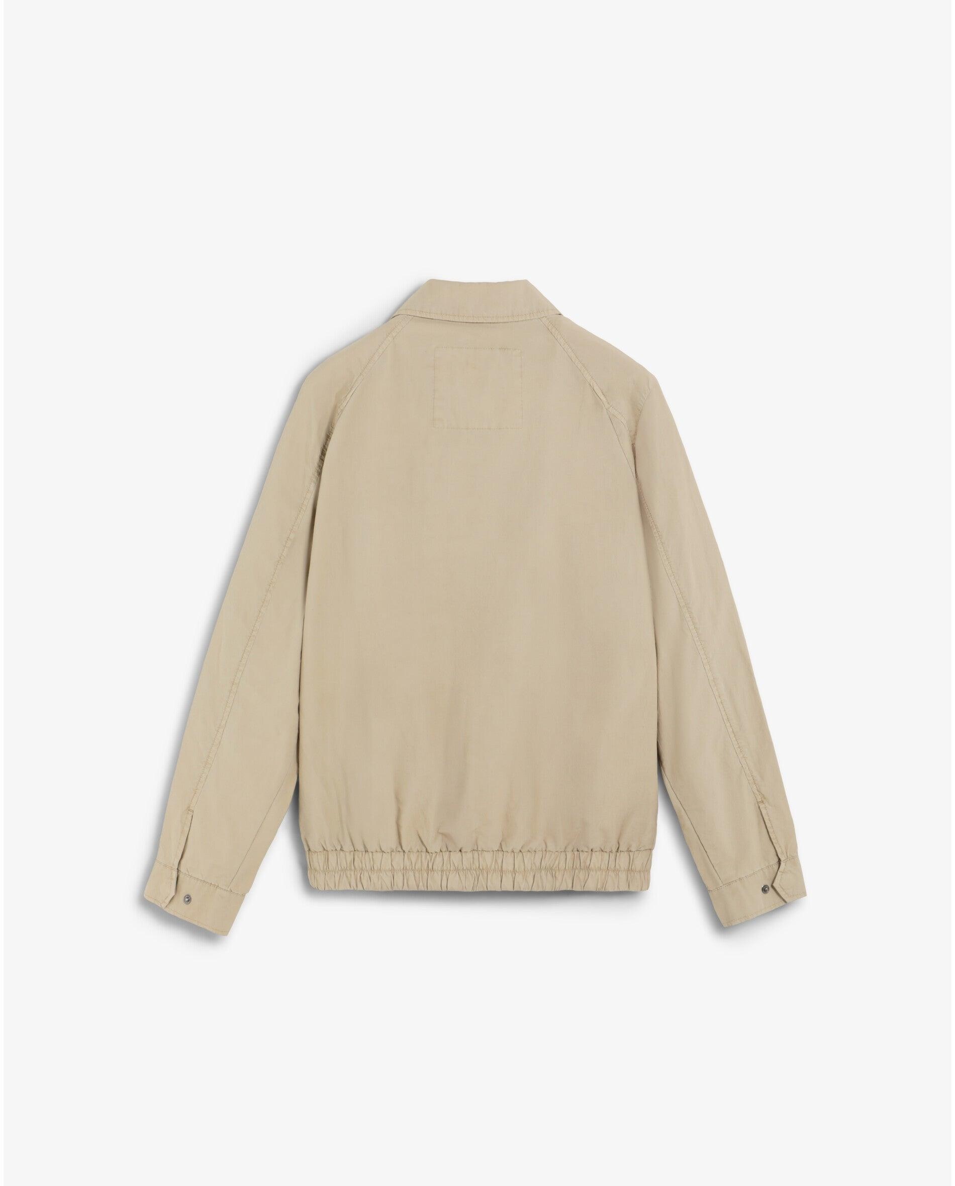 Blusão Bomber de Algodão com Fecho Zip Camel-7