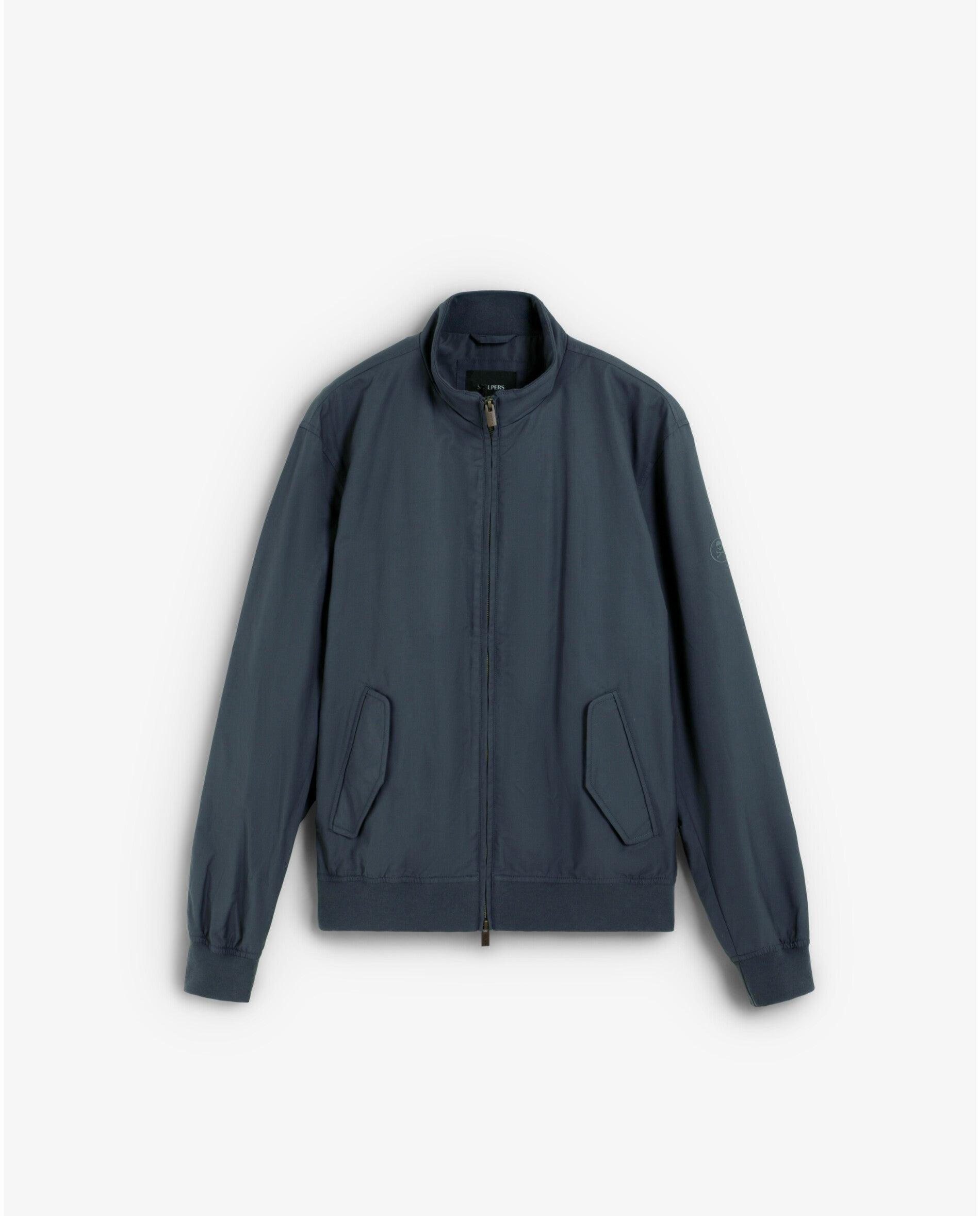 Blusão Bomber com Fecho Zip de Cursor Duplo Navy-6