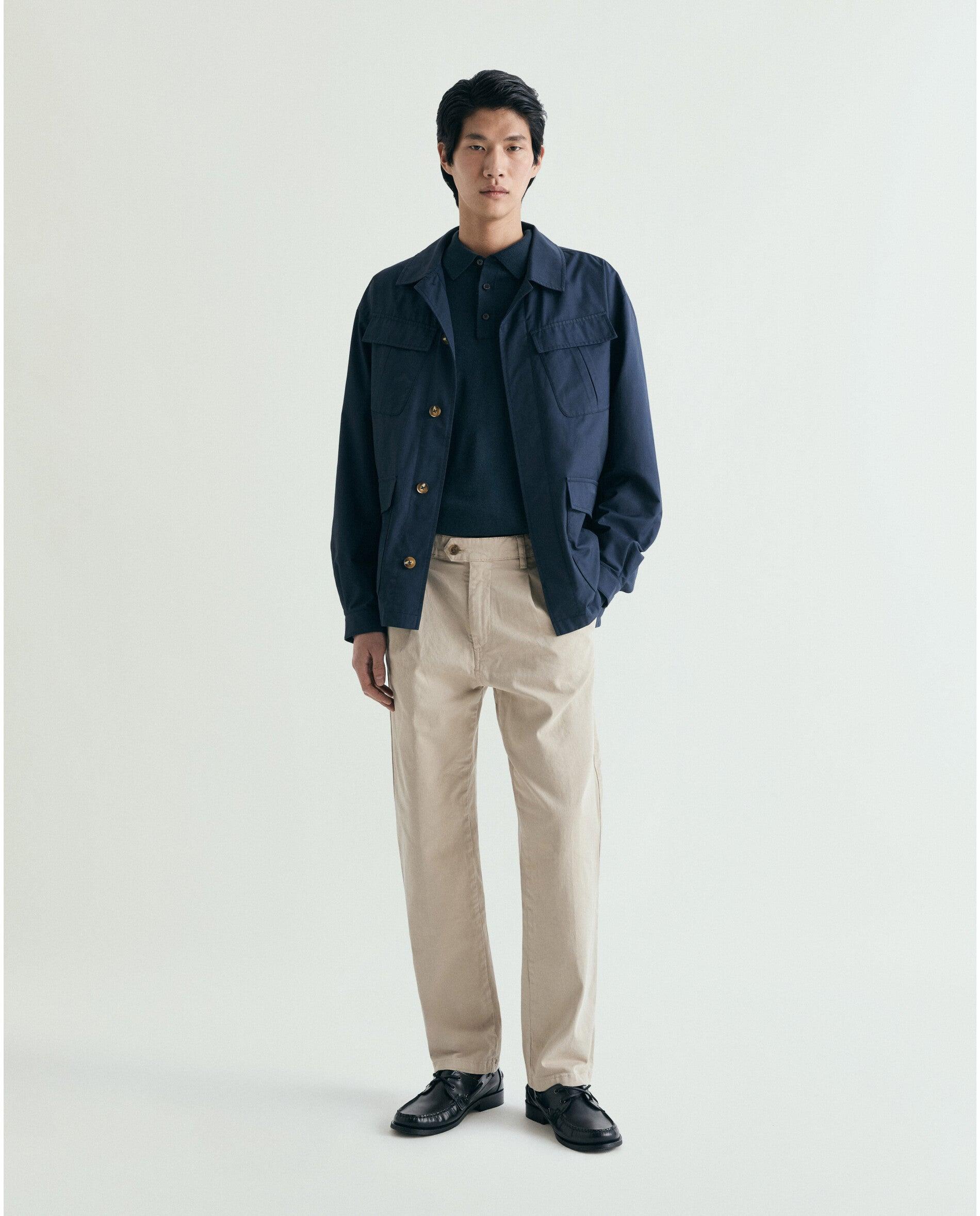 Imagem 0 de Calças Chino Lisas com Pinças