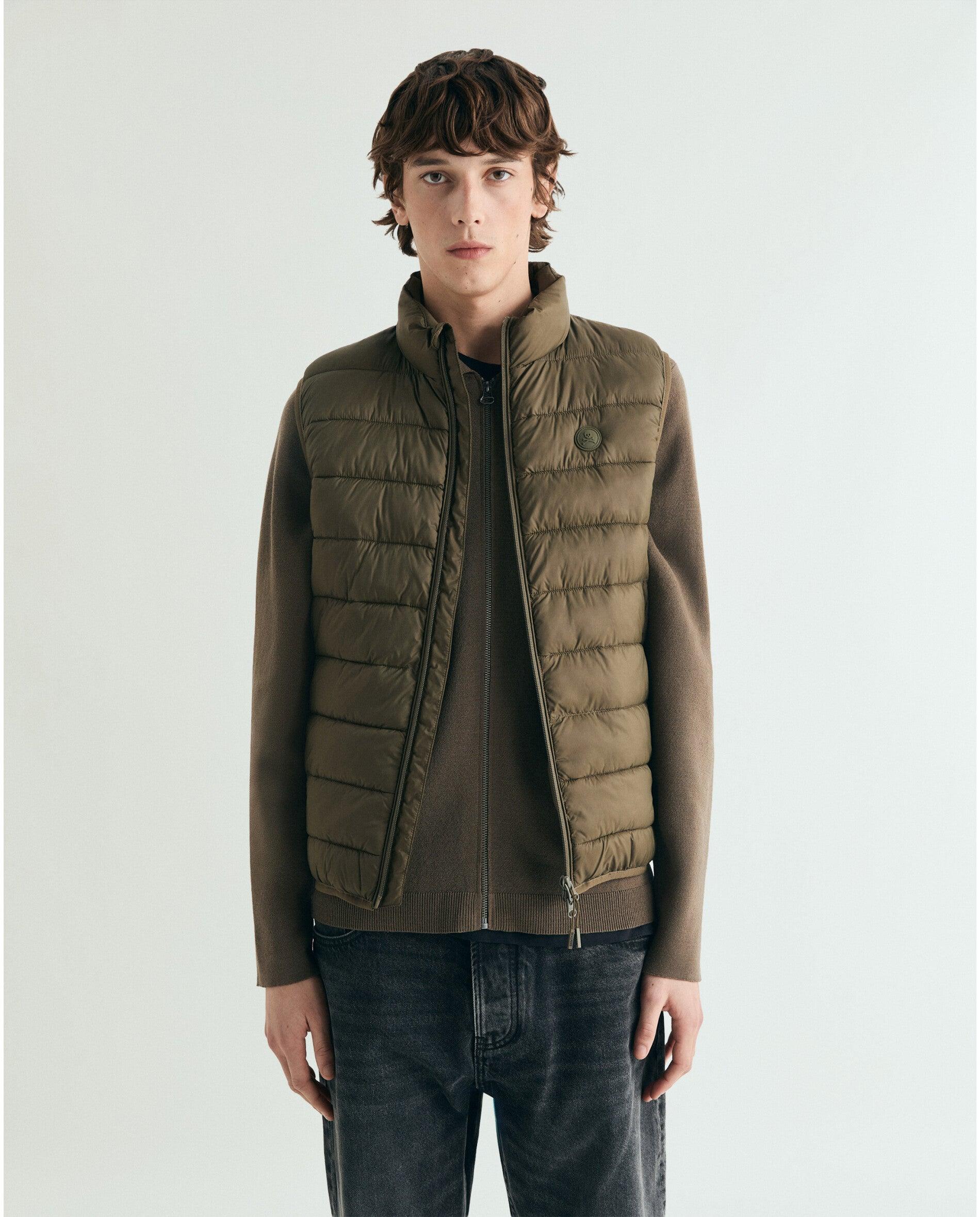 Imagem 0 de Colete de Sobretudo Repelente à Água com Fecho Zip