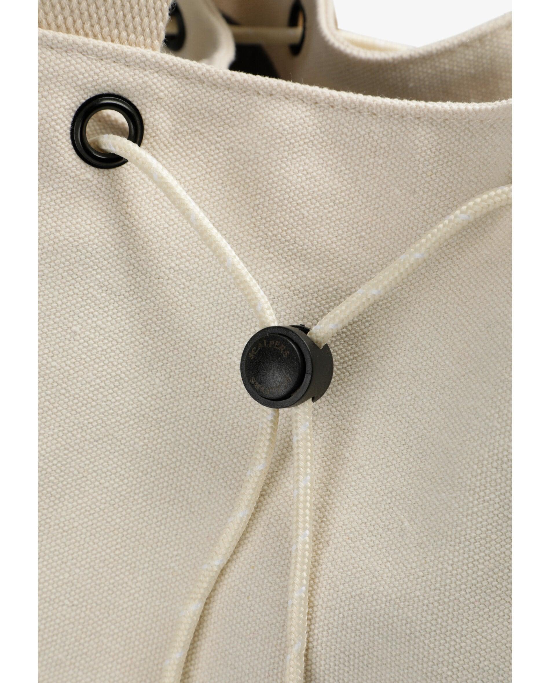 Mochila com Bolsos Frontais e Compartimentos Laterais Branco-6