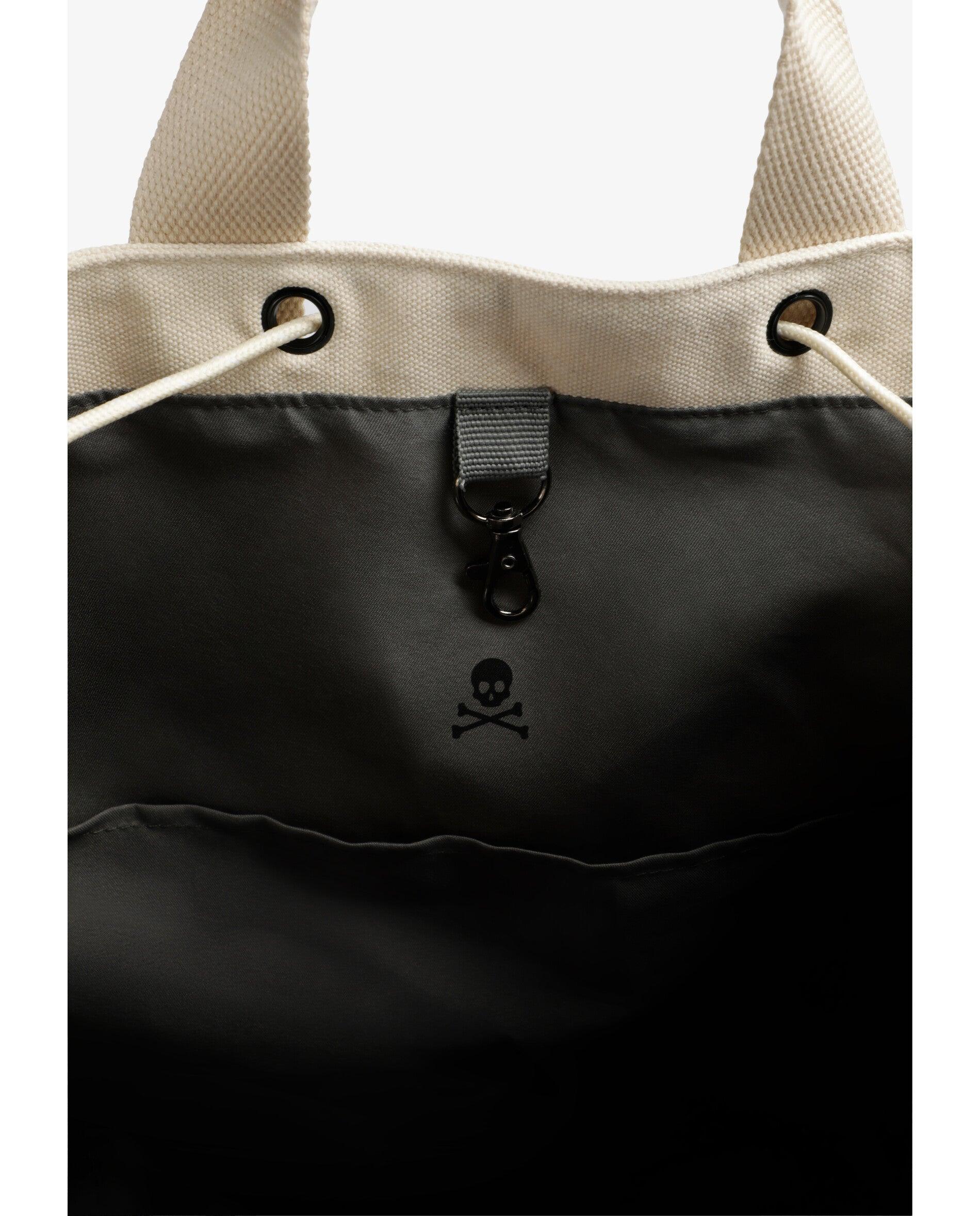 Mochila com Bolsos Frontais e Compartimentos Laterais Branco-9