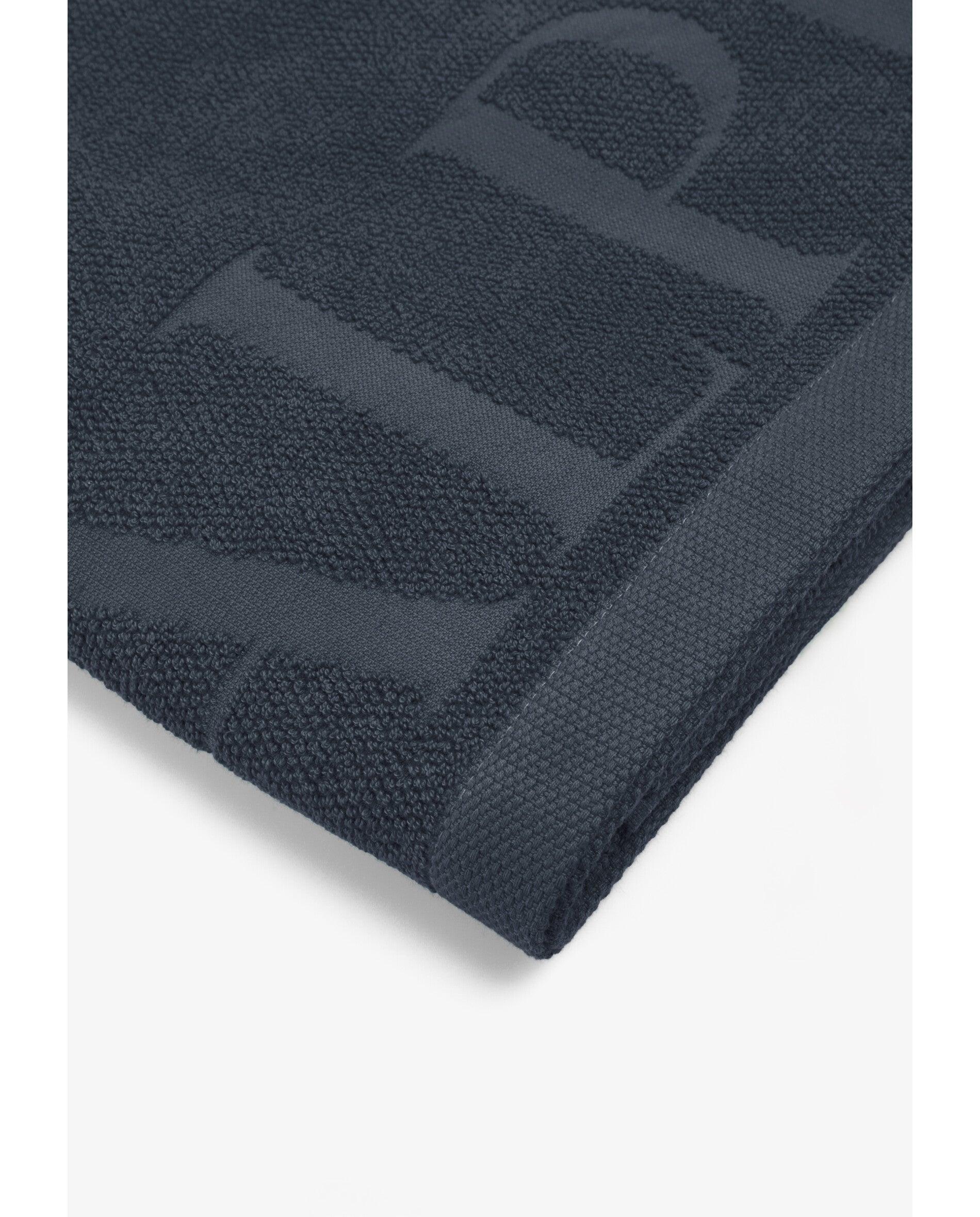 Toalha de Algodão com Logo Navy-4