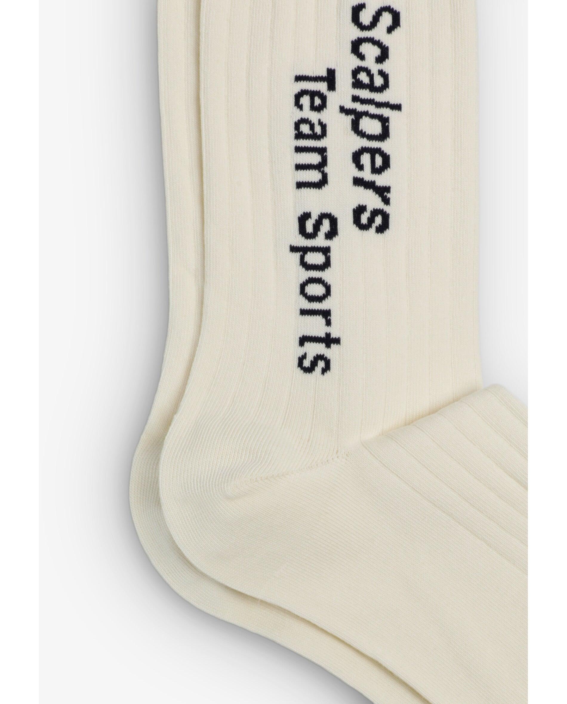 Meias de Cano Médio 100% Algodão Branco-2