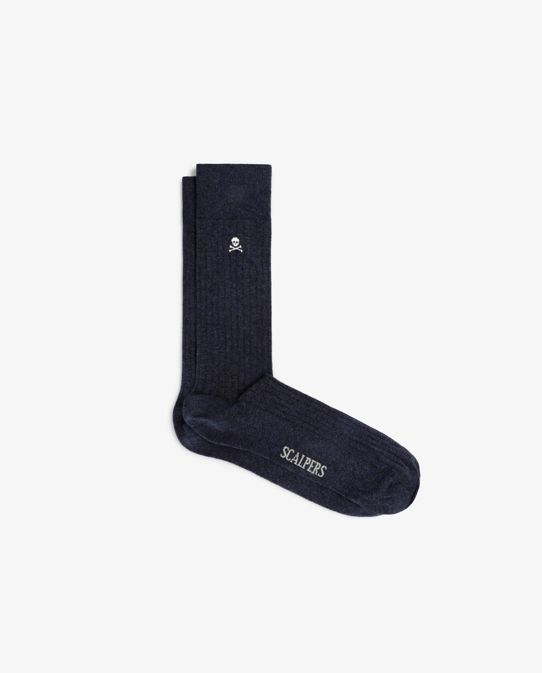 Imagem 0 de Meias Curtas Caneladas Lisas