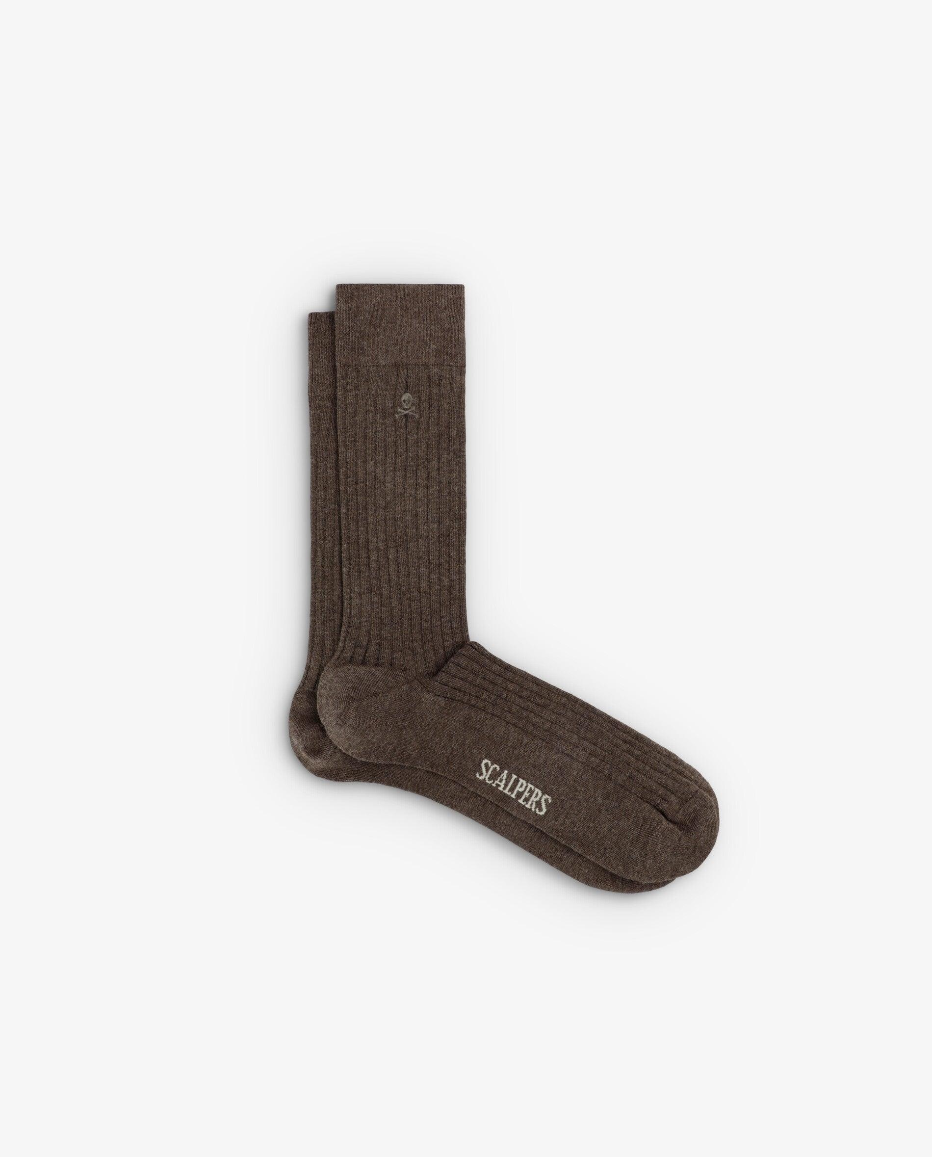 Imagem 0 de Meias Curtas Caneladas Lisas