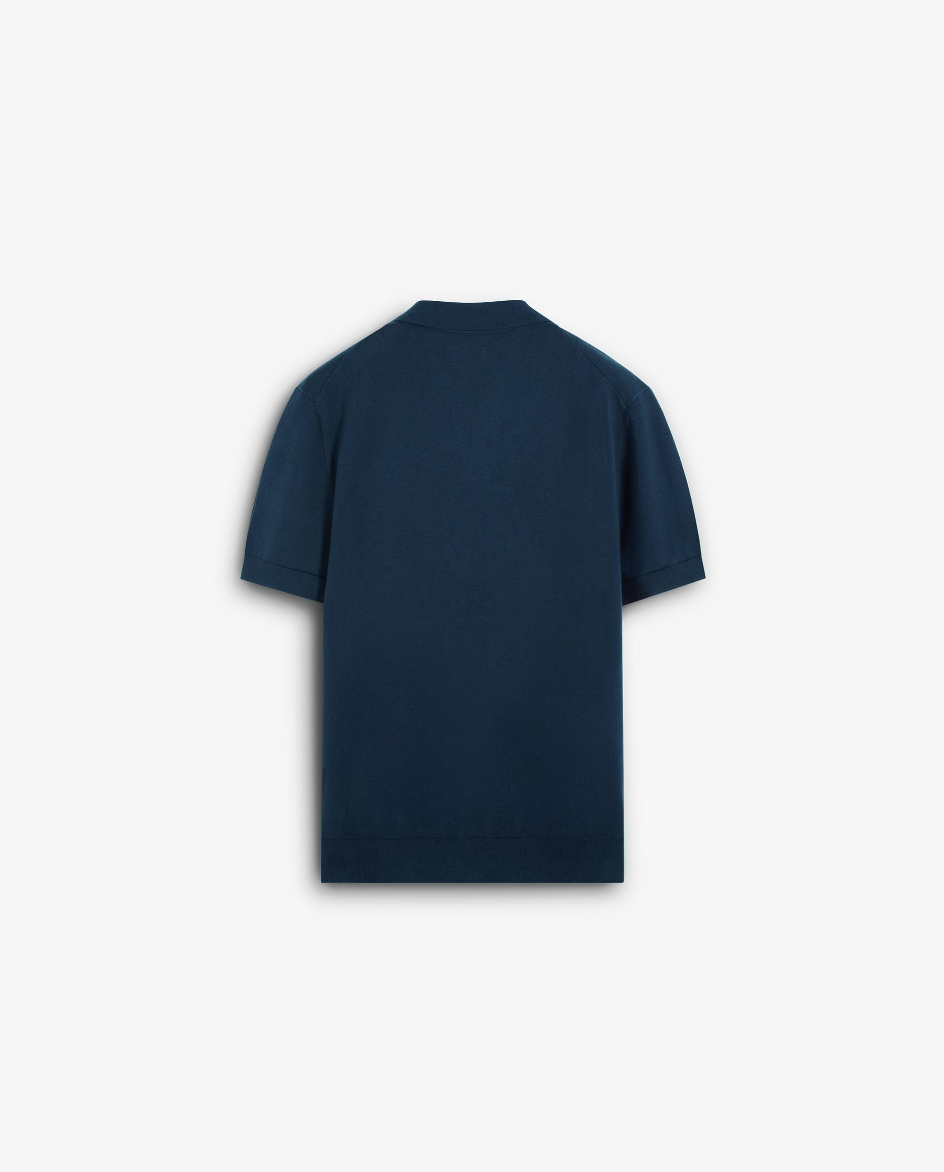 Polo de Manga Curta Regular Fit Navy-6