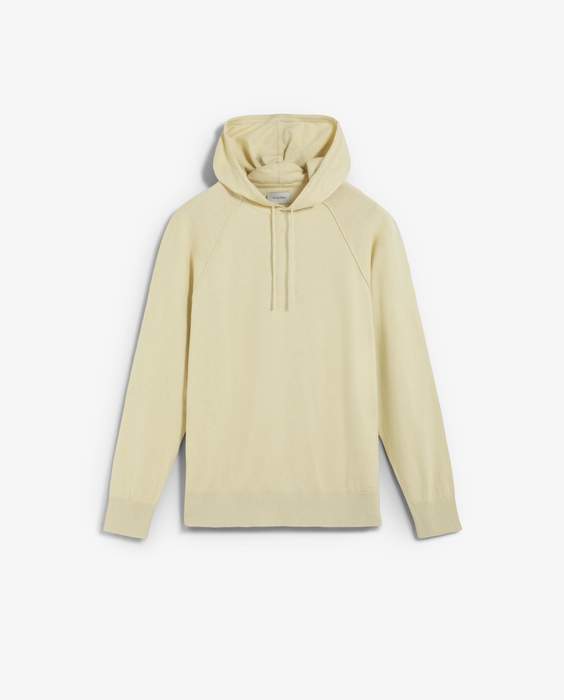 Camisola Regular Fit com Capuz Amarelo-limão-4