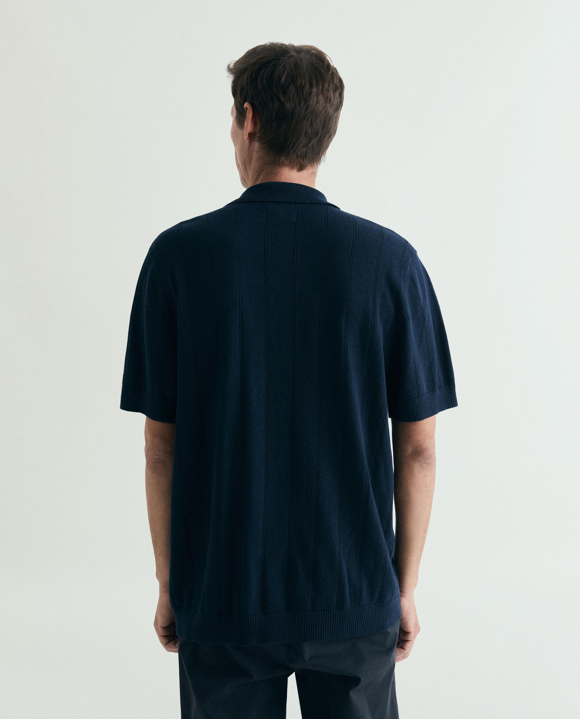 Polo de Manga Curta Regular Fit Navy-2