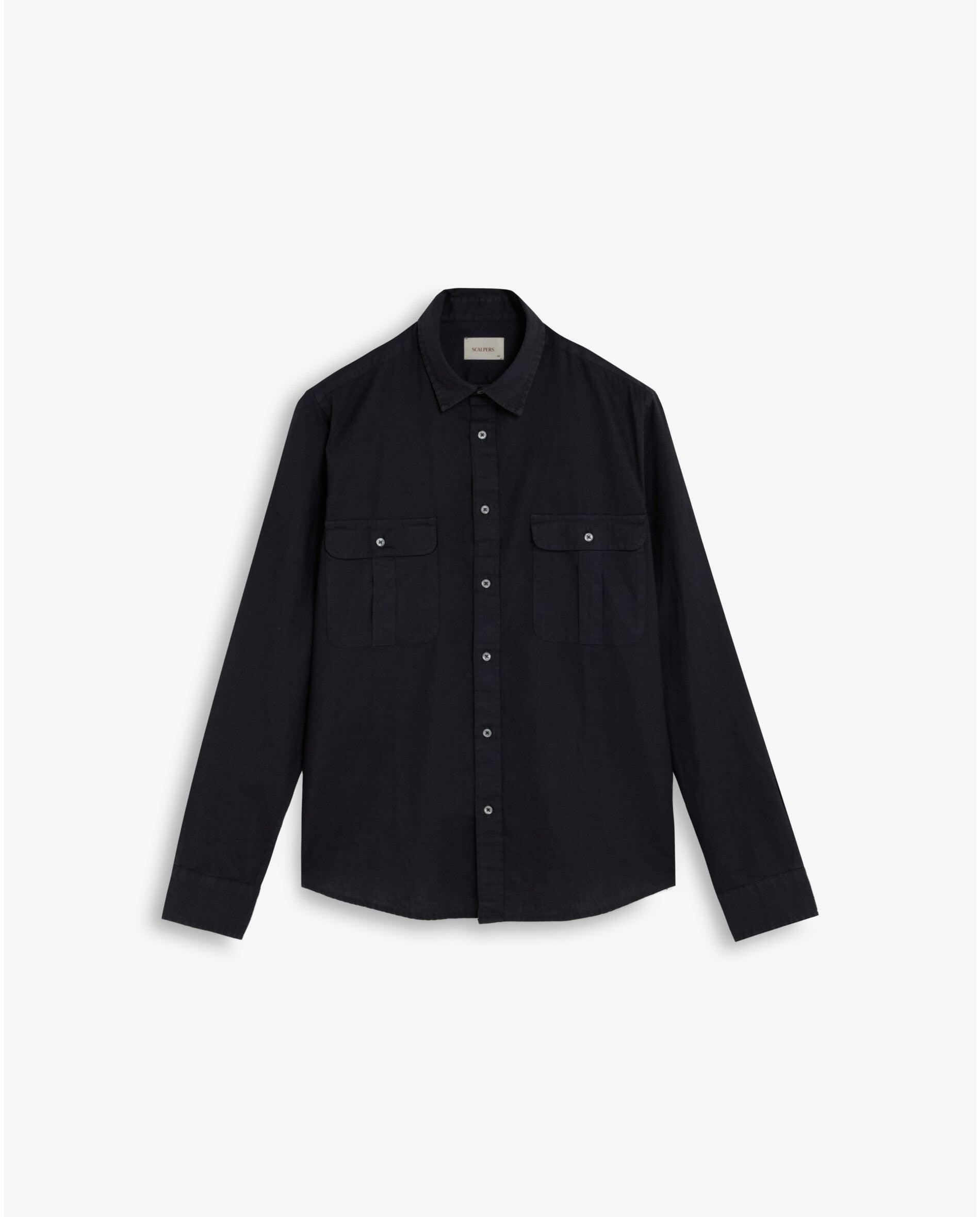 Imagem 0 de Camisa Regular Fit com Bolsos no Peito