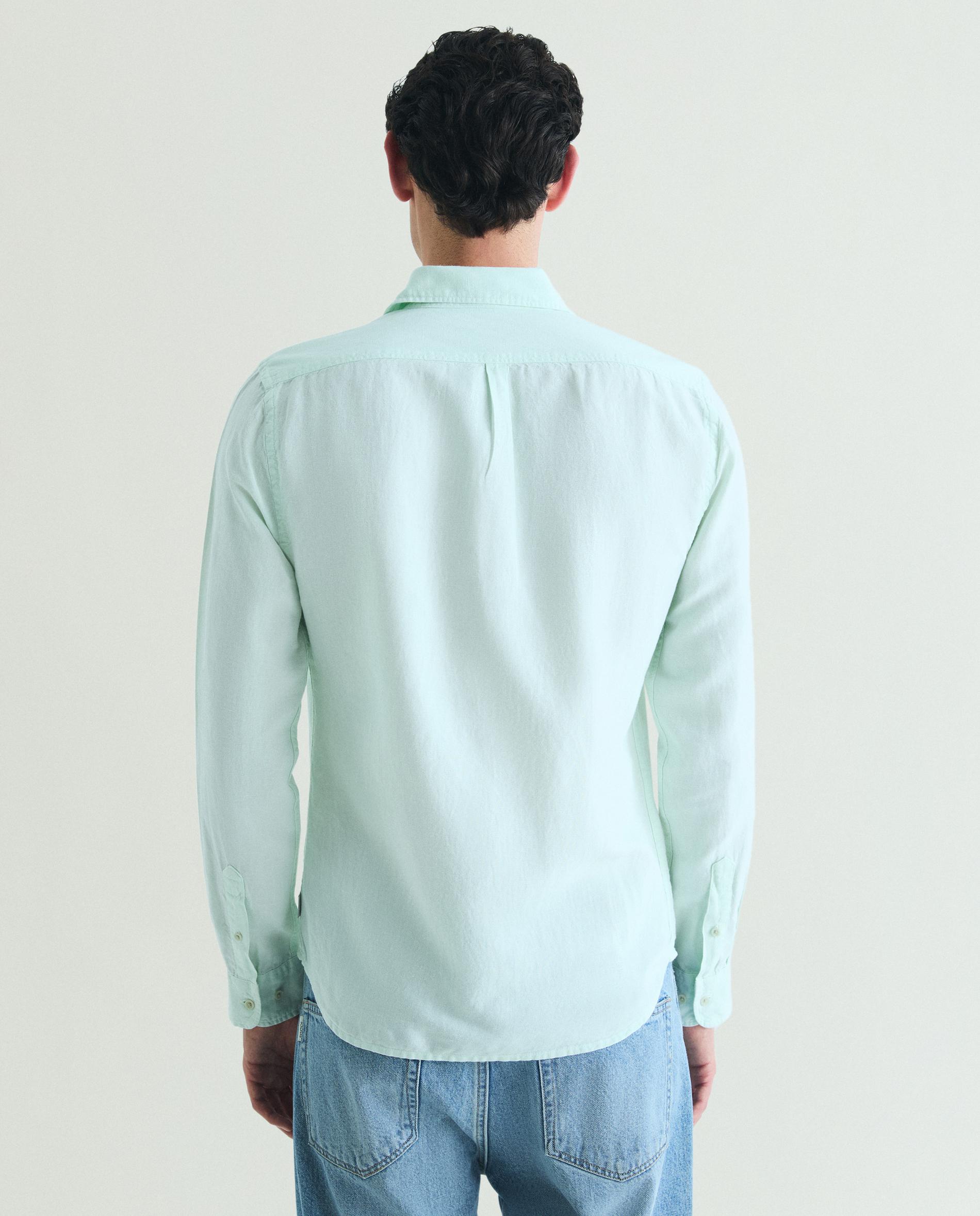 Camisa Regular Fit com Caveira Bordada Verde-menta-2