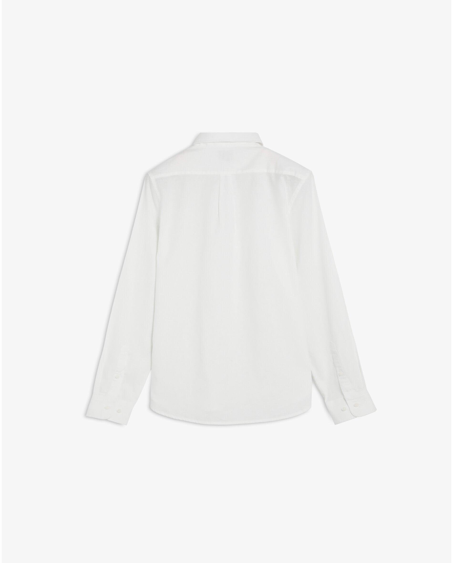 Camisa Regular Fit Tipo Polera Branco-6