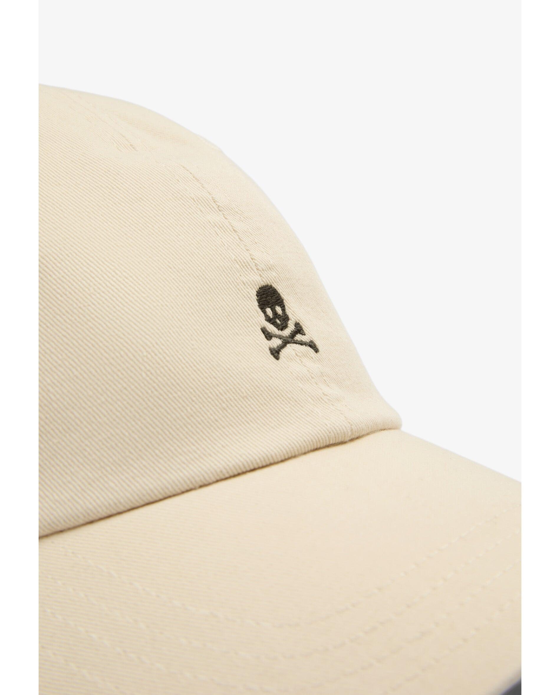 Boné Baseball Ajustável de Algodão Branco-3