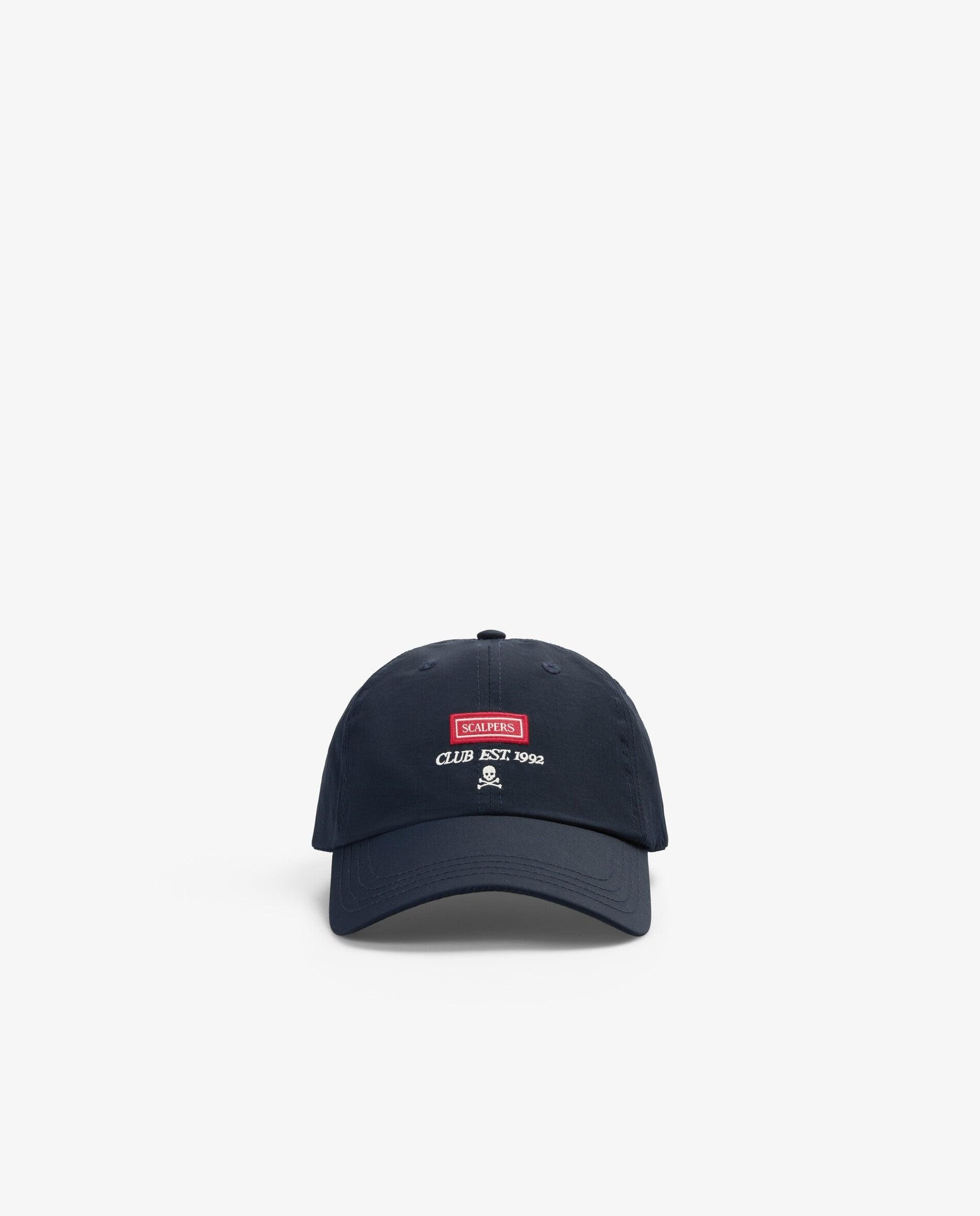 Boné Baseball Ajustável com Patch e Bordado Frontal Navy-2
